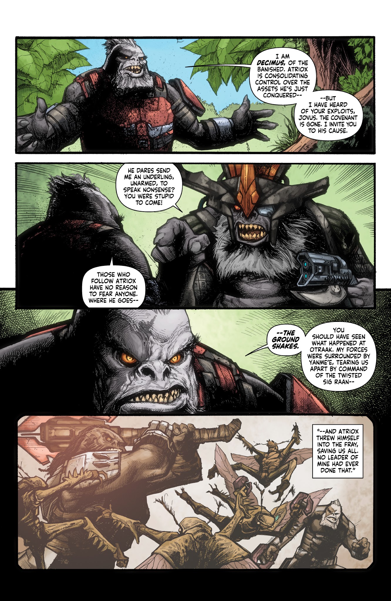 Read online Halo: Rise of Atriox comic -  Issue #5 - 12