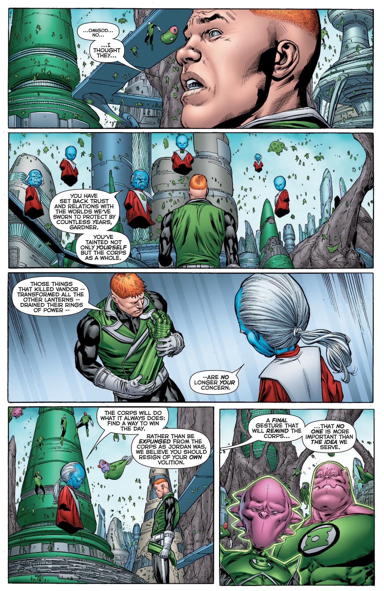 Read online Green Lantern: Rise of the Third Army comic -  Issue # TPB - 99