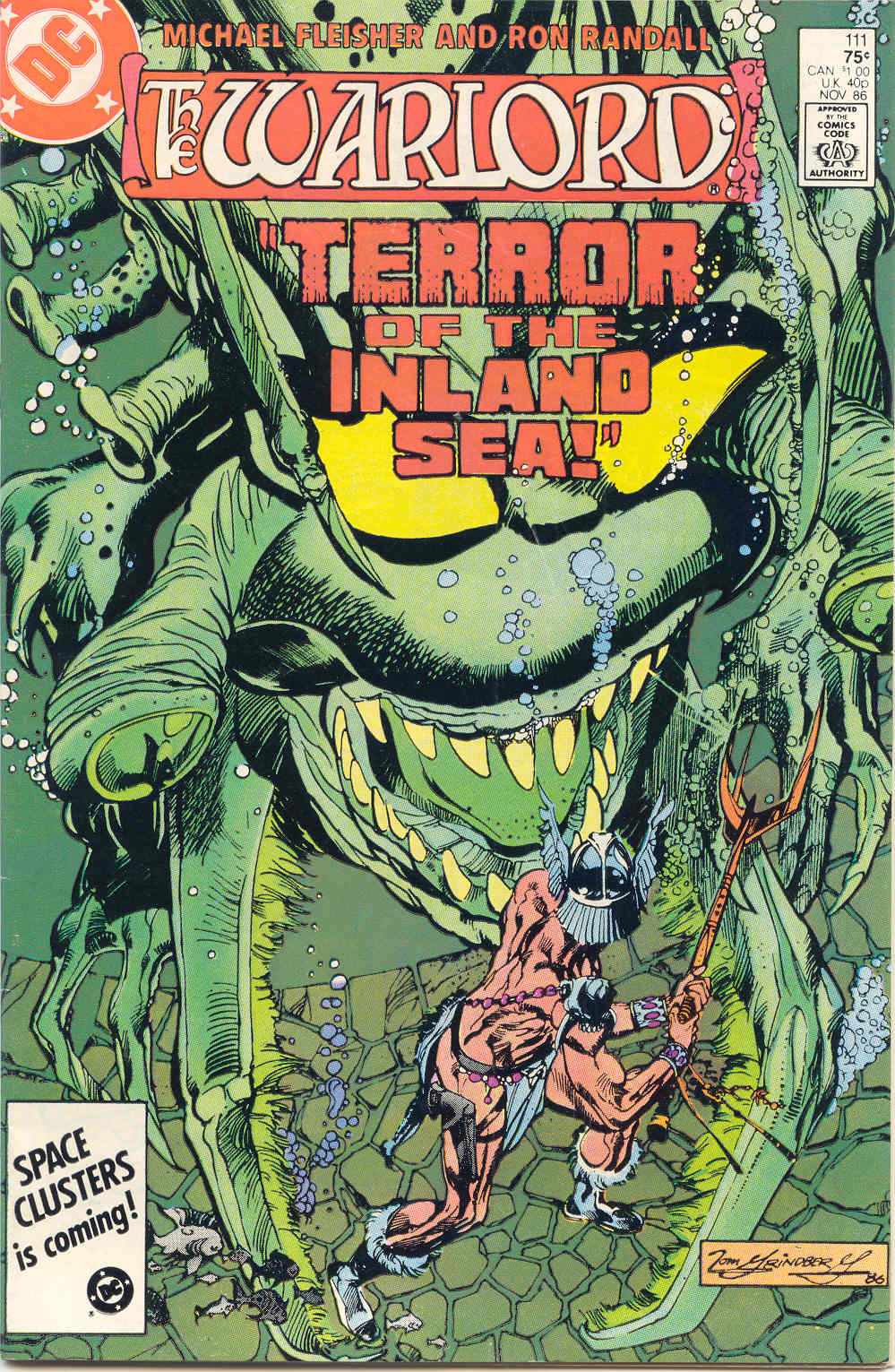 Read online Warlord (1976) comic -  Issue #111 - 1