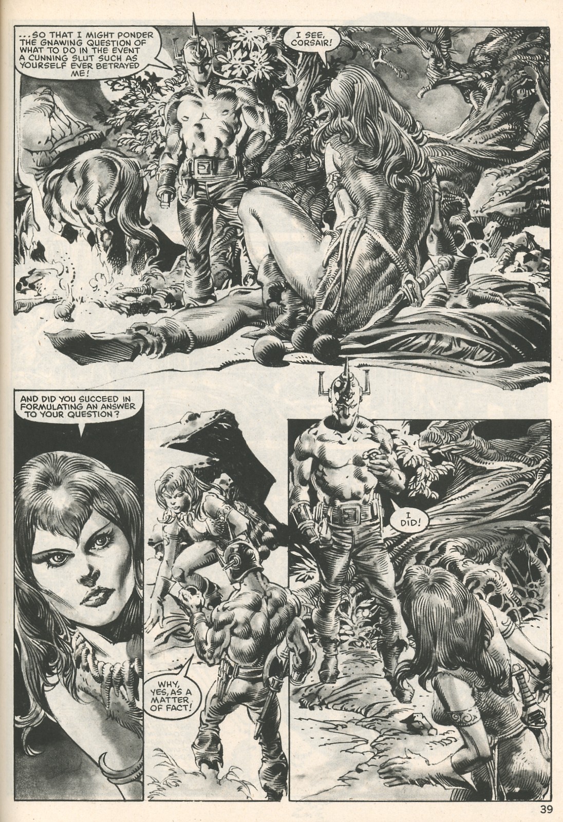 Read online The Savage Sword Of Conan comic -  Issue #107 - 39