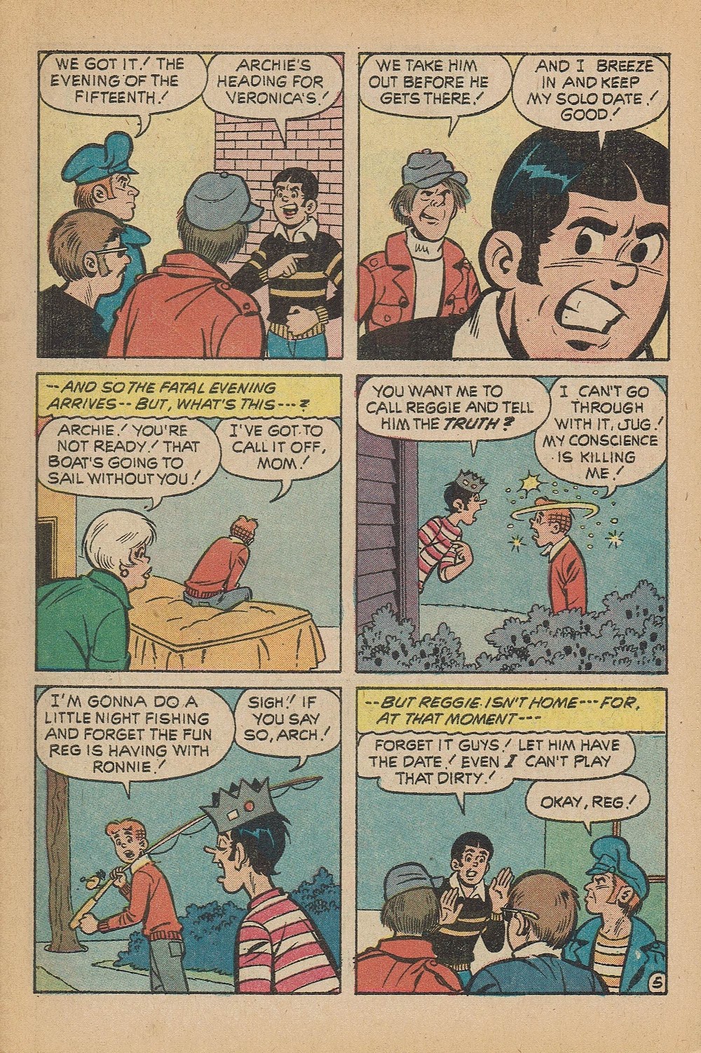 Read online Reggie and Me (1966) comic -  Issue #59 - 7