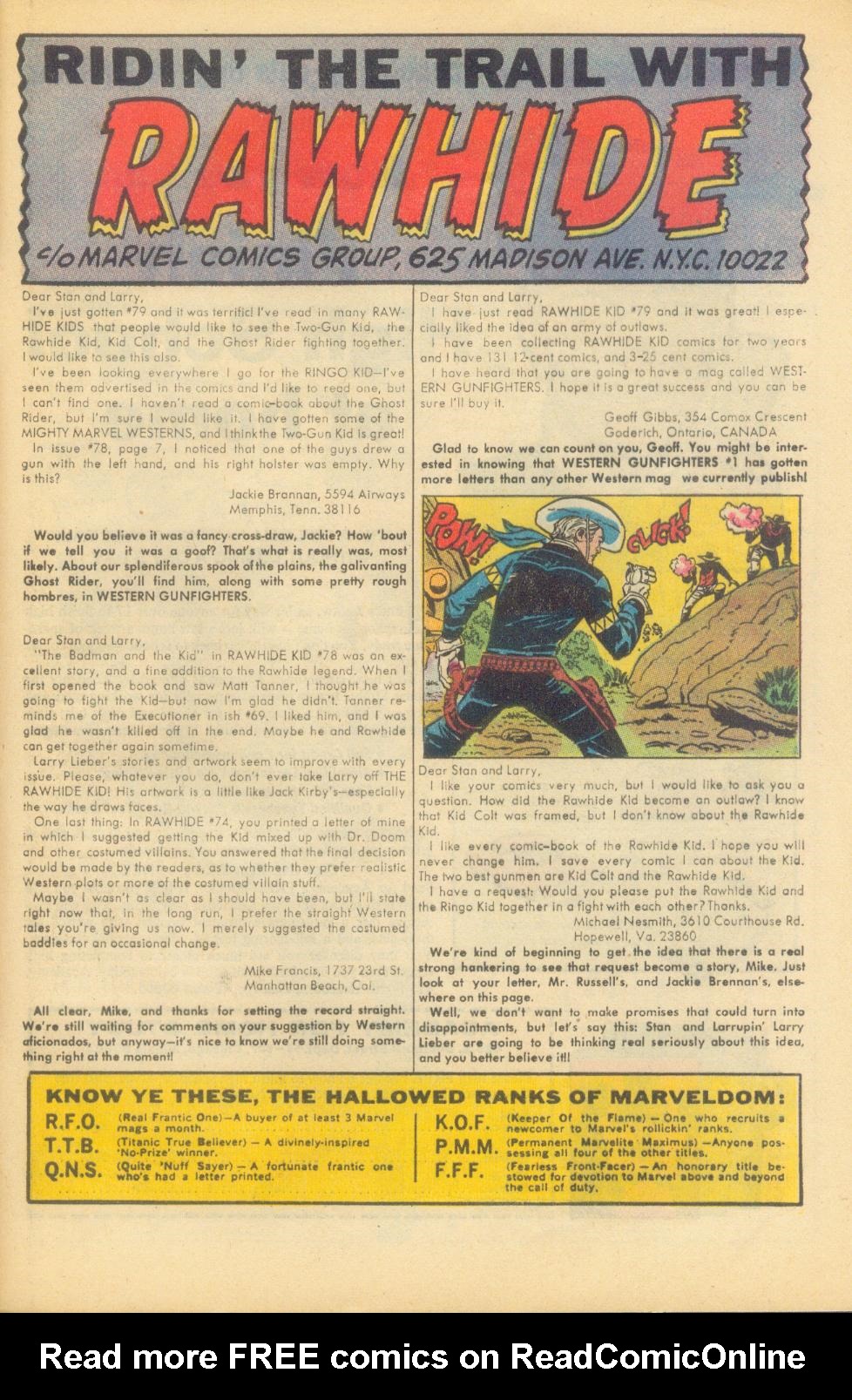 Read online The Rawhide Kid comic -  Issue #82 - 34