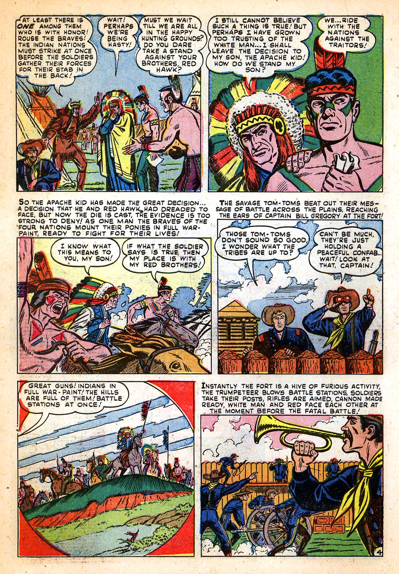 Read online Apache Kid comic -  Issue #5 - 6