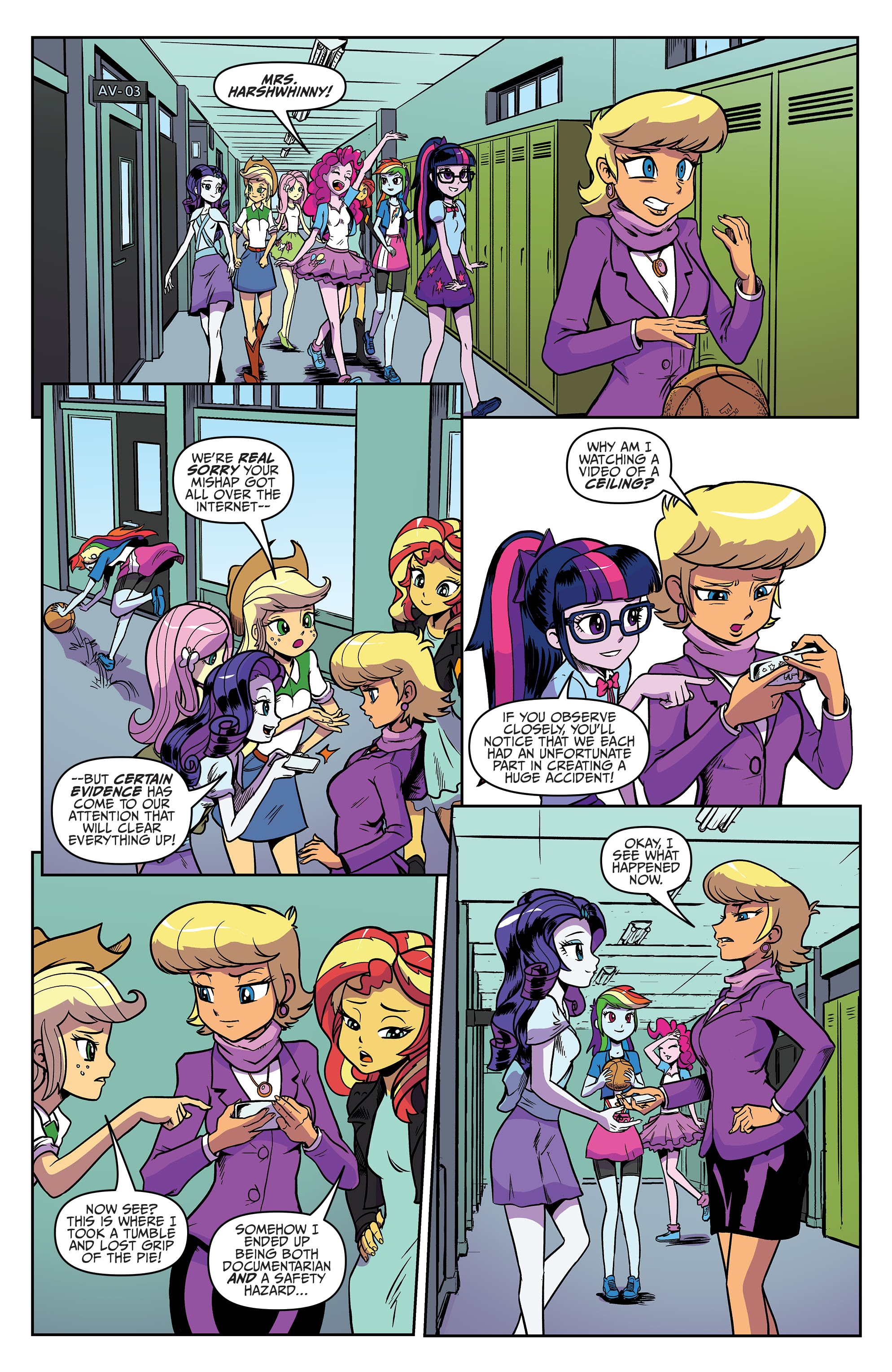 Read online My Little Pony Equestria Girls: Canterlot High: March Radness comic -  Issue # Full - 12