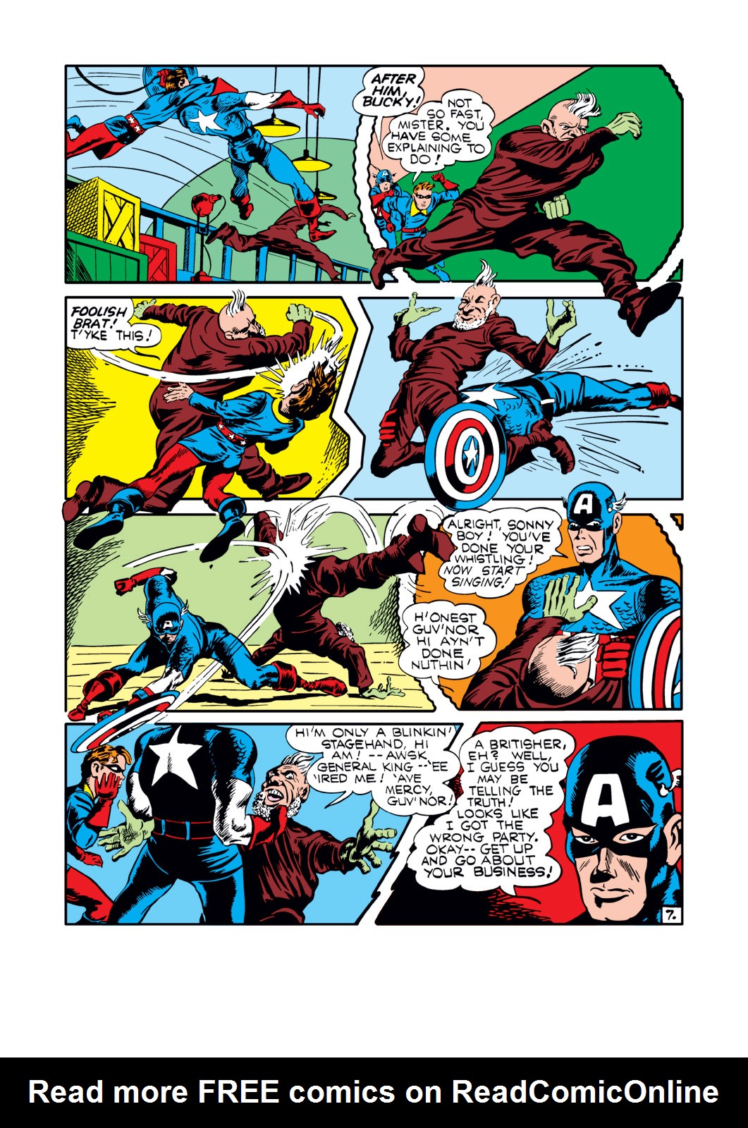 Read online Captain America Comics comic -  Issue #7 - 10