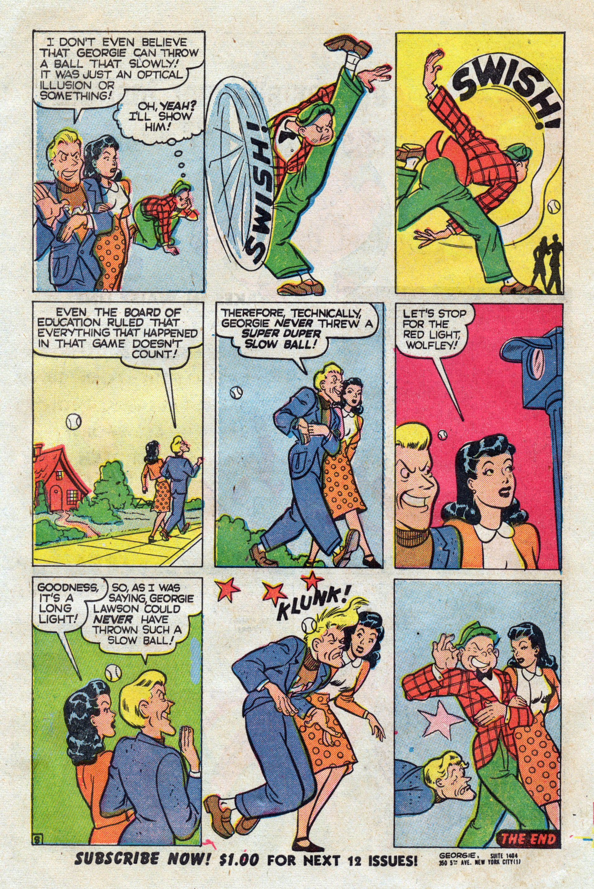 Read online Georgie Comics (1949) comic -  Issue #31 - 10