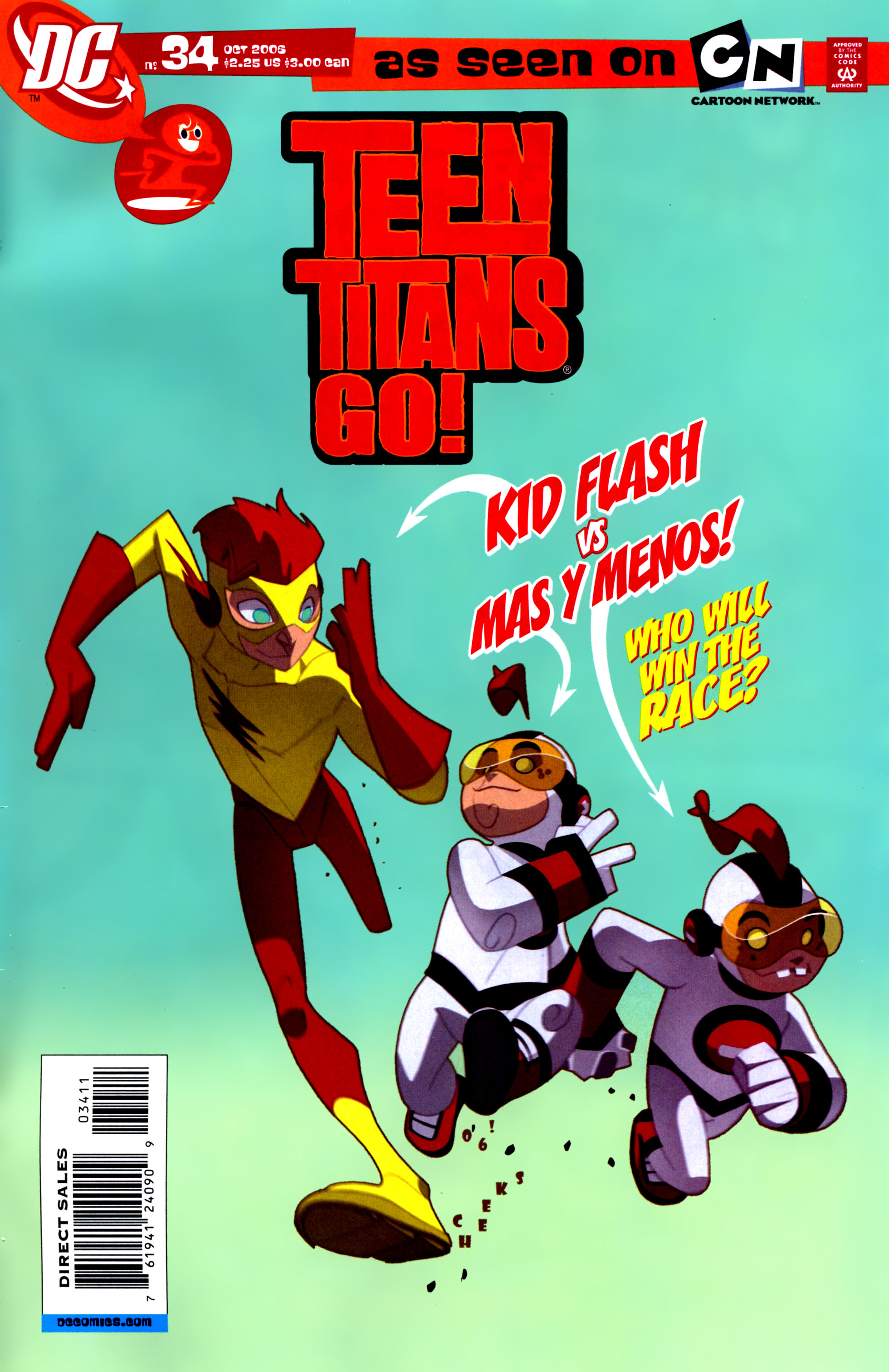 Read online Teen Titans Go! (2003) comic -  Issue #34 - 1