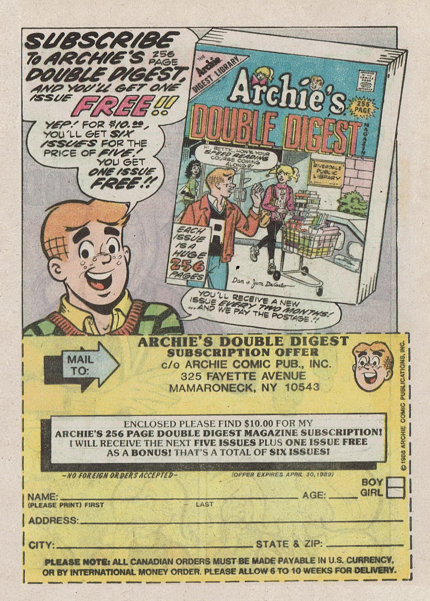 Read online Betty and Veronica Digest Magazine comic -  Issue #34 - 48