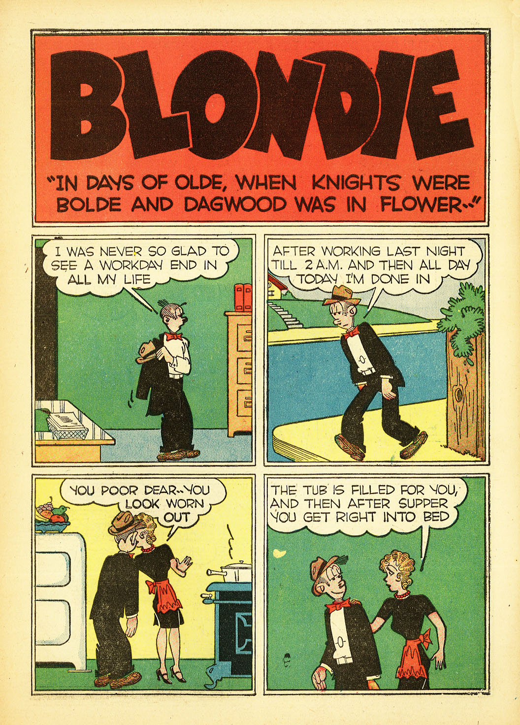 Read online Blondie Comics (1947) comic -  Issue #8 - 3