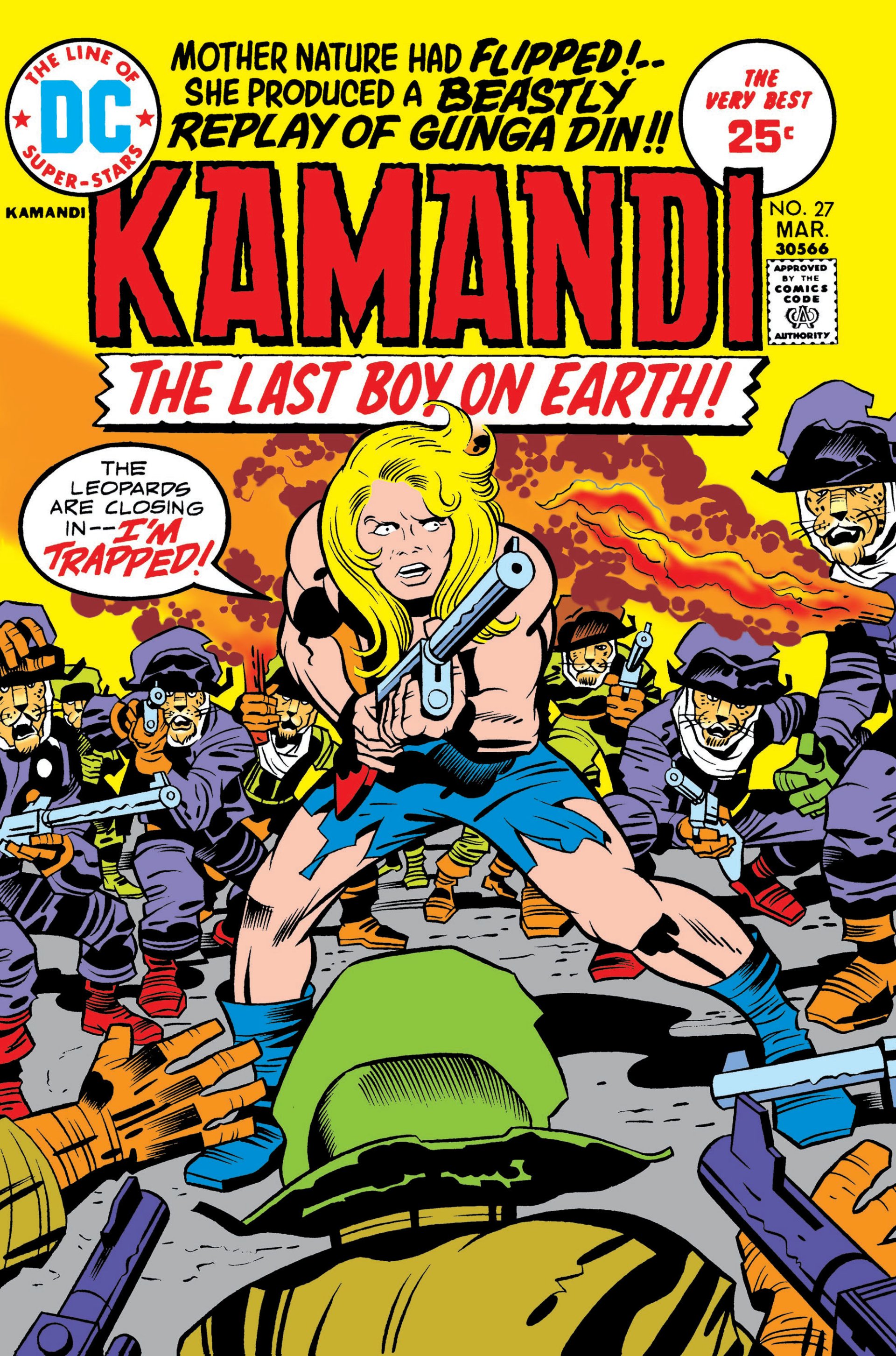 Read online Kamandi, The Last Boy On Earth comic -  Issue #27 - 1