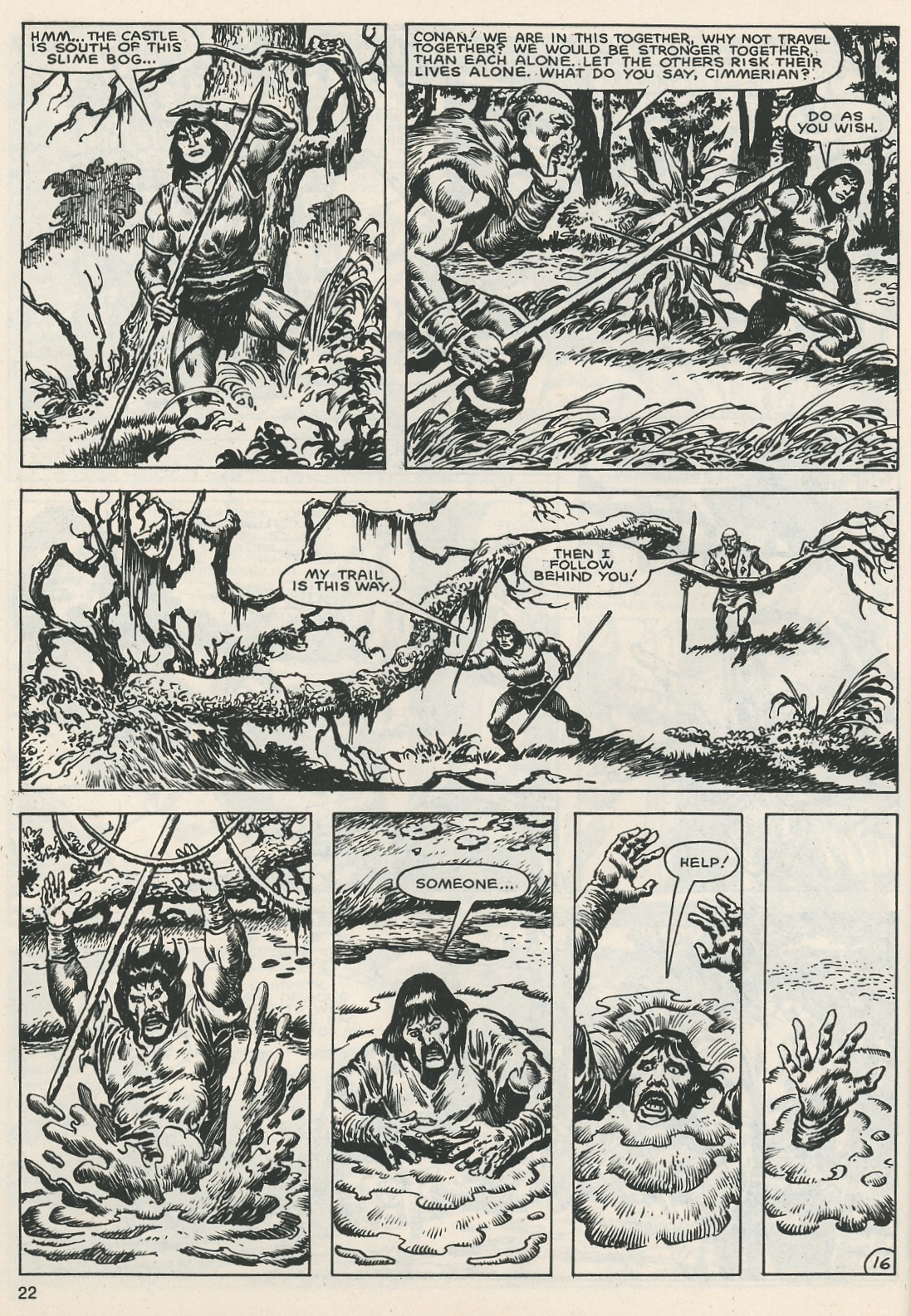 Read online The Savage Sword Of Conan comic -  Issue #113 - 22
