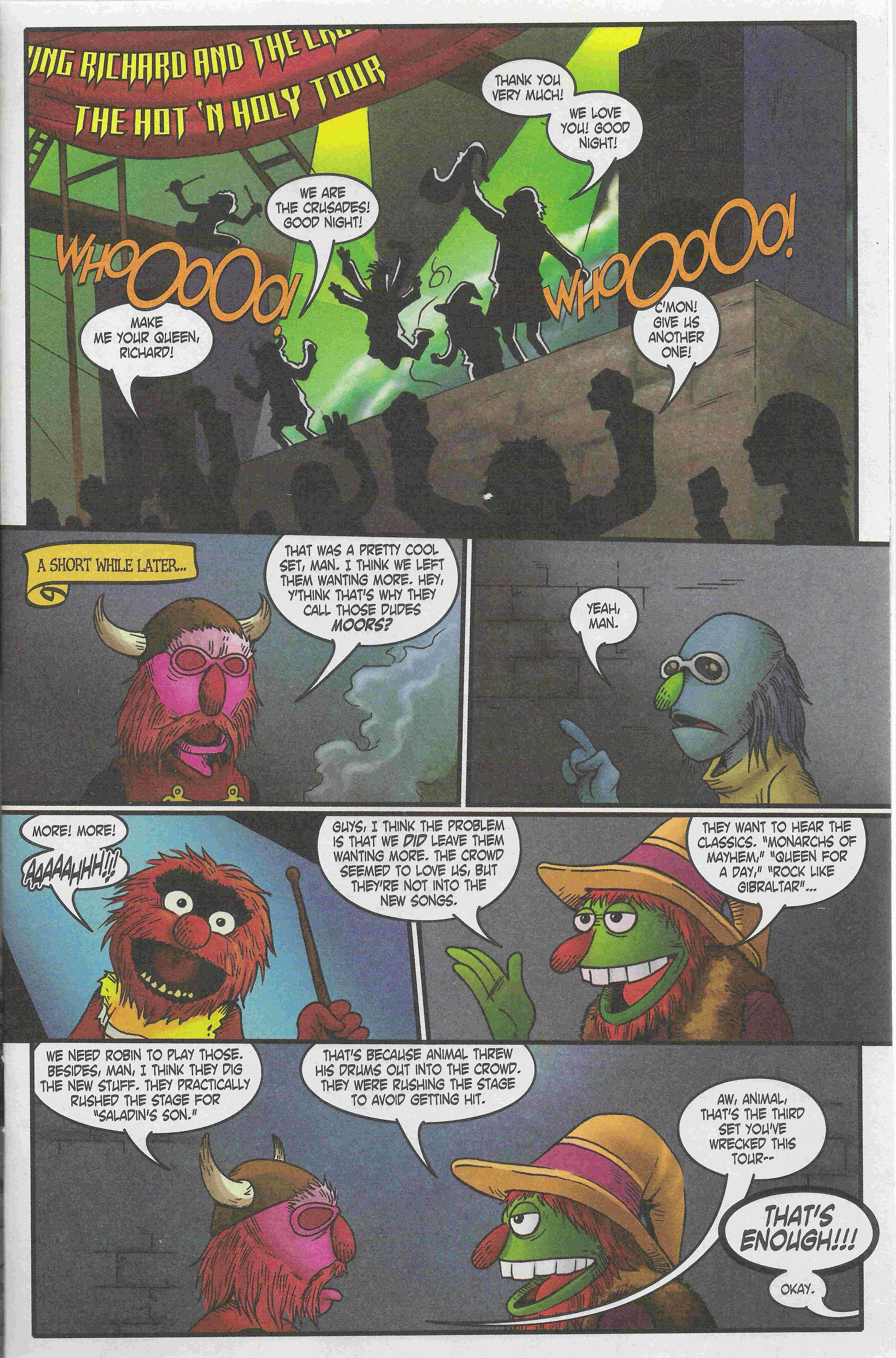 Read online Muppet Robin Hood comic -  Issue #3 - 4