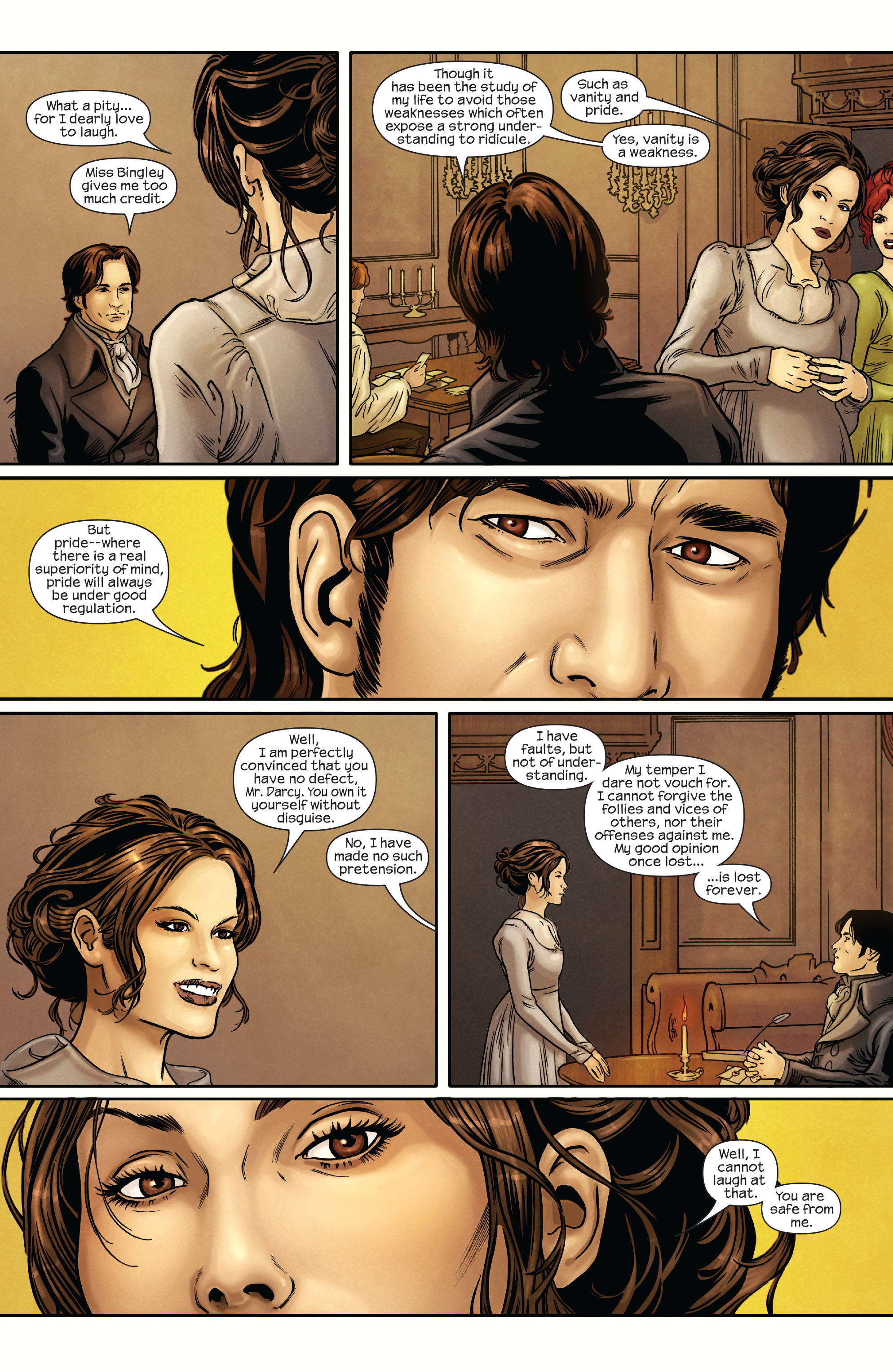 Read online Pride & Prejudice (2009) comic -  Issue #1 - 23