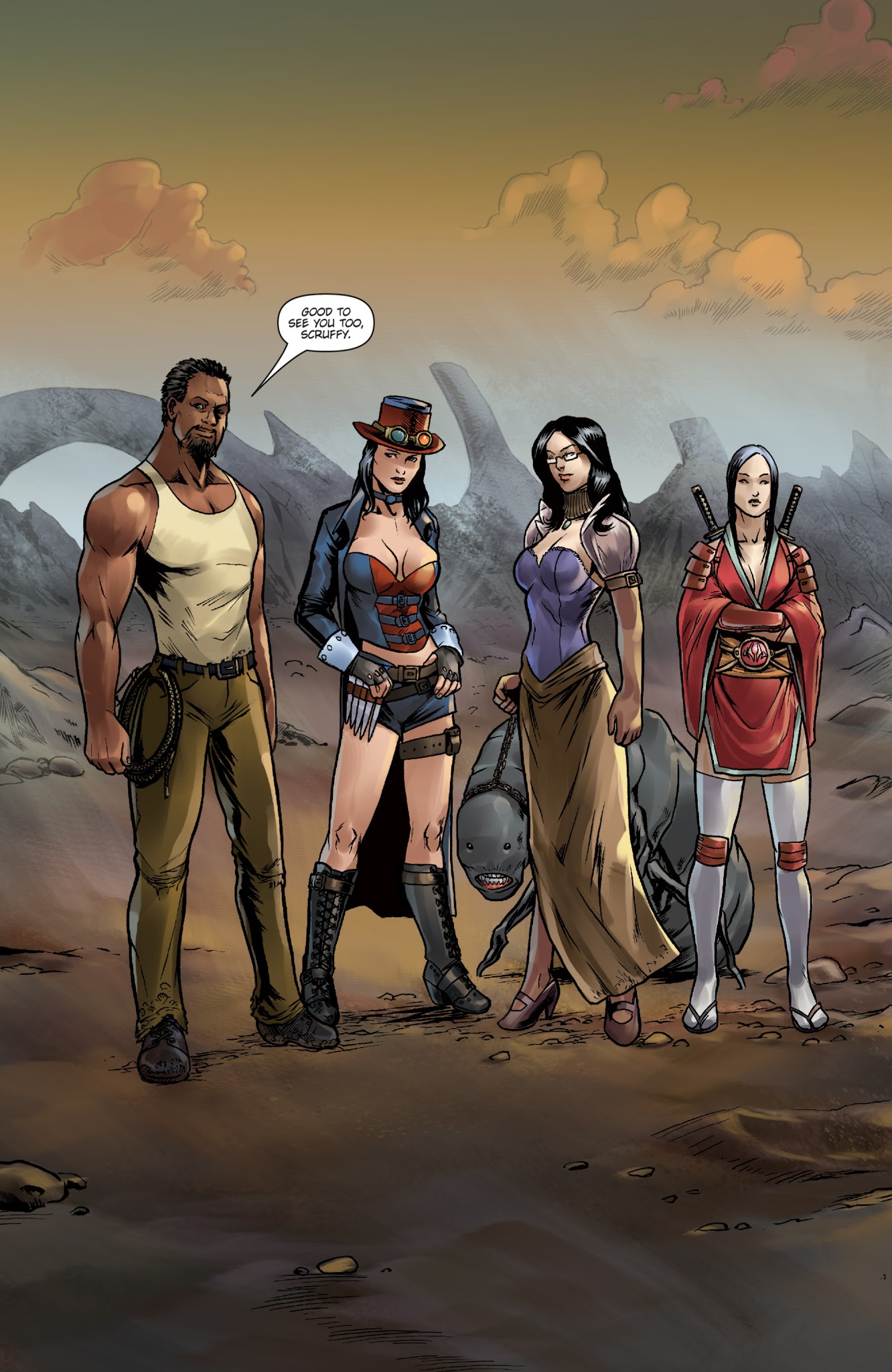 Read online Grimm Fairy Tales presents Hunters: The Shadowlands comic -  Issue # TPB - 26