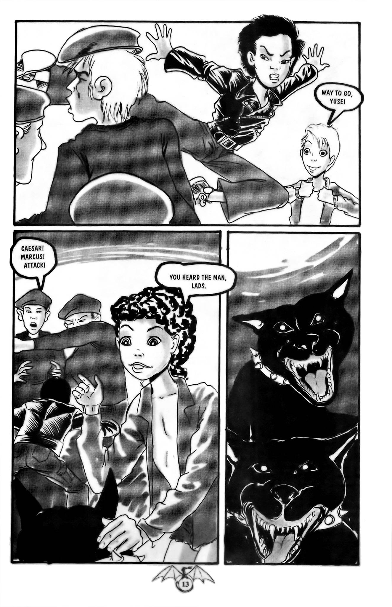 Read online Dragons in the Moon comic -  Issue #3 - 15