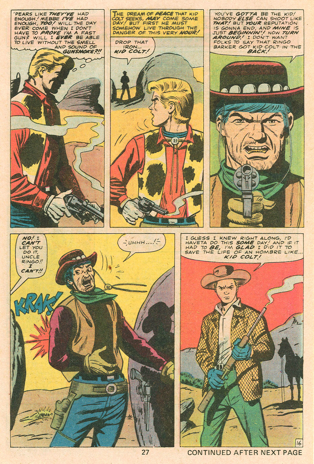 Read online Kid Colt Outlaw comic -  Issue #218 - 29