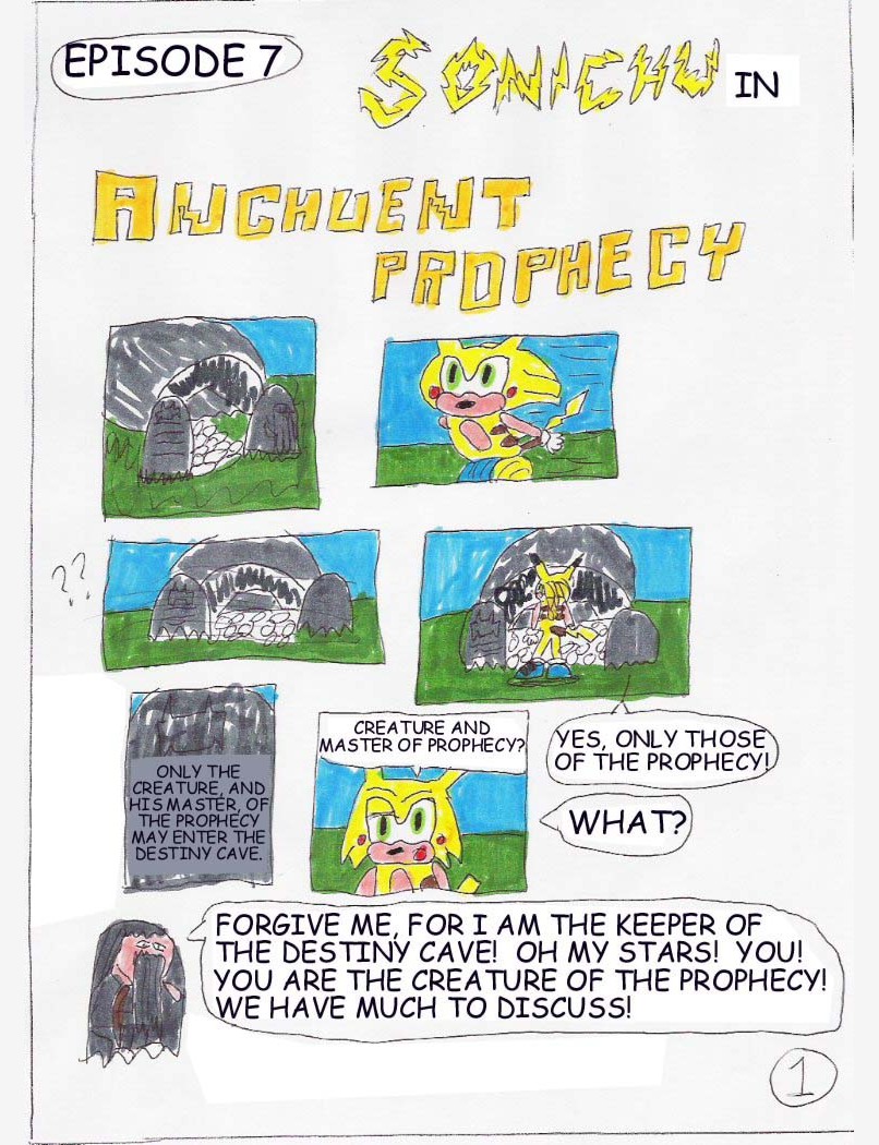 Read online Sonichu comic -  Issue #2 - 1