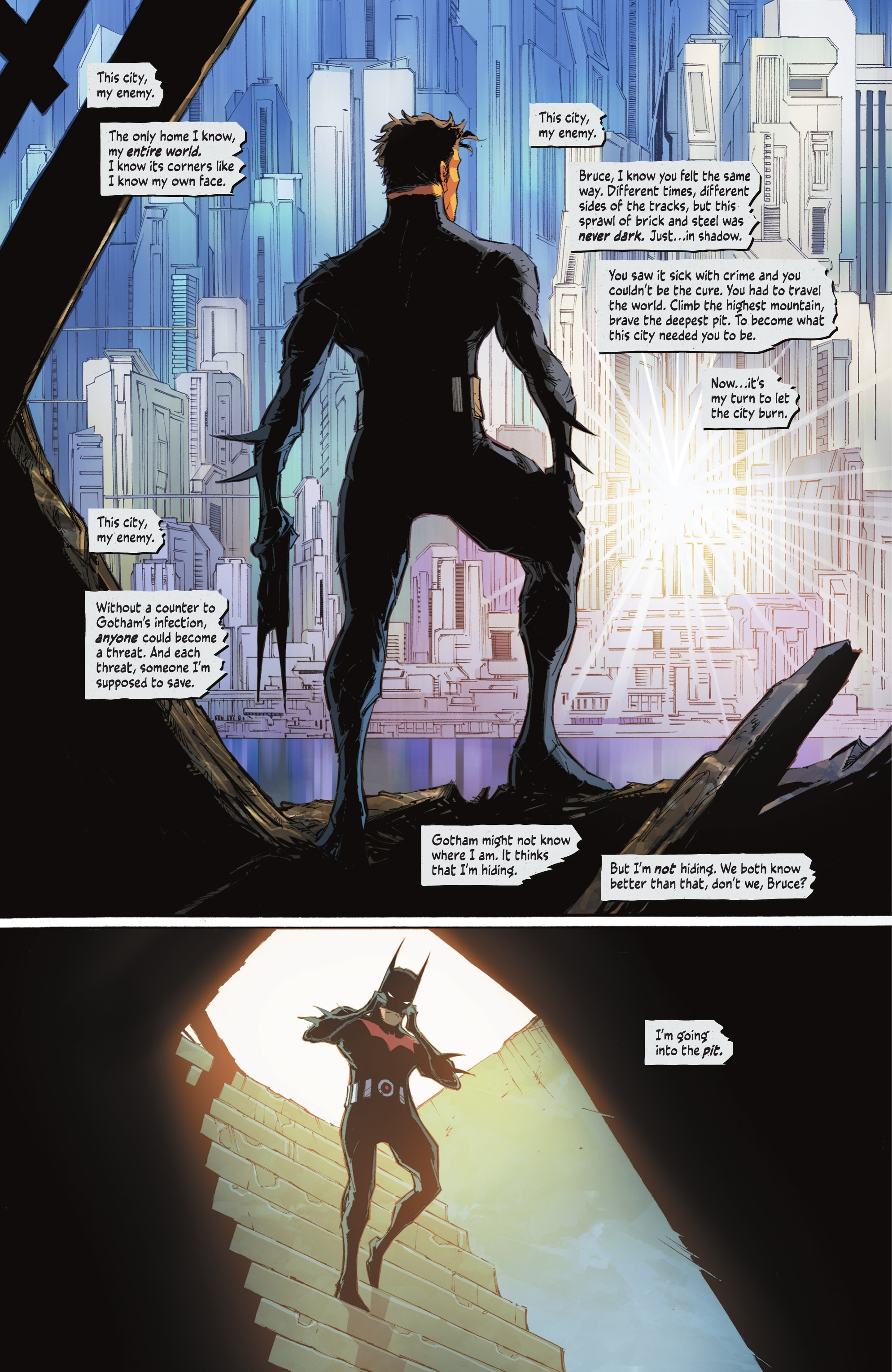 Read online Batman Beyond: Neo-Year comic -  Issue #5 - 9