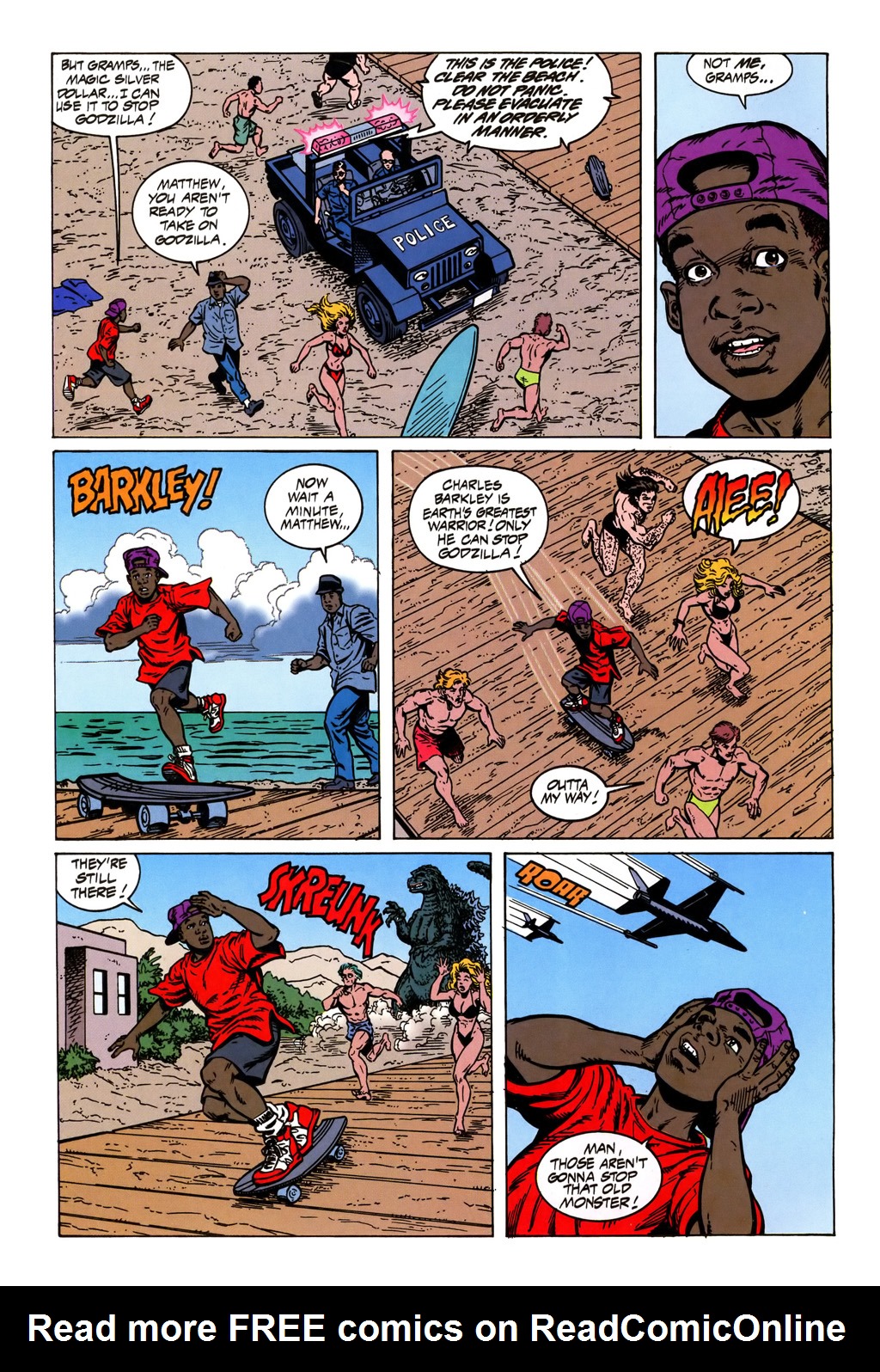 Read online Godzilla vs. Barkley comic -  Issue # Full - 10