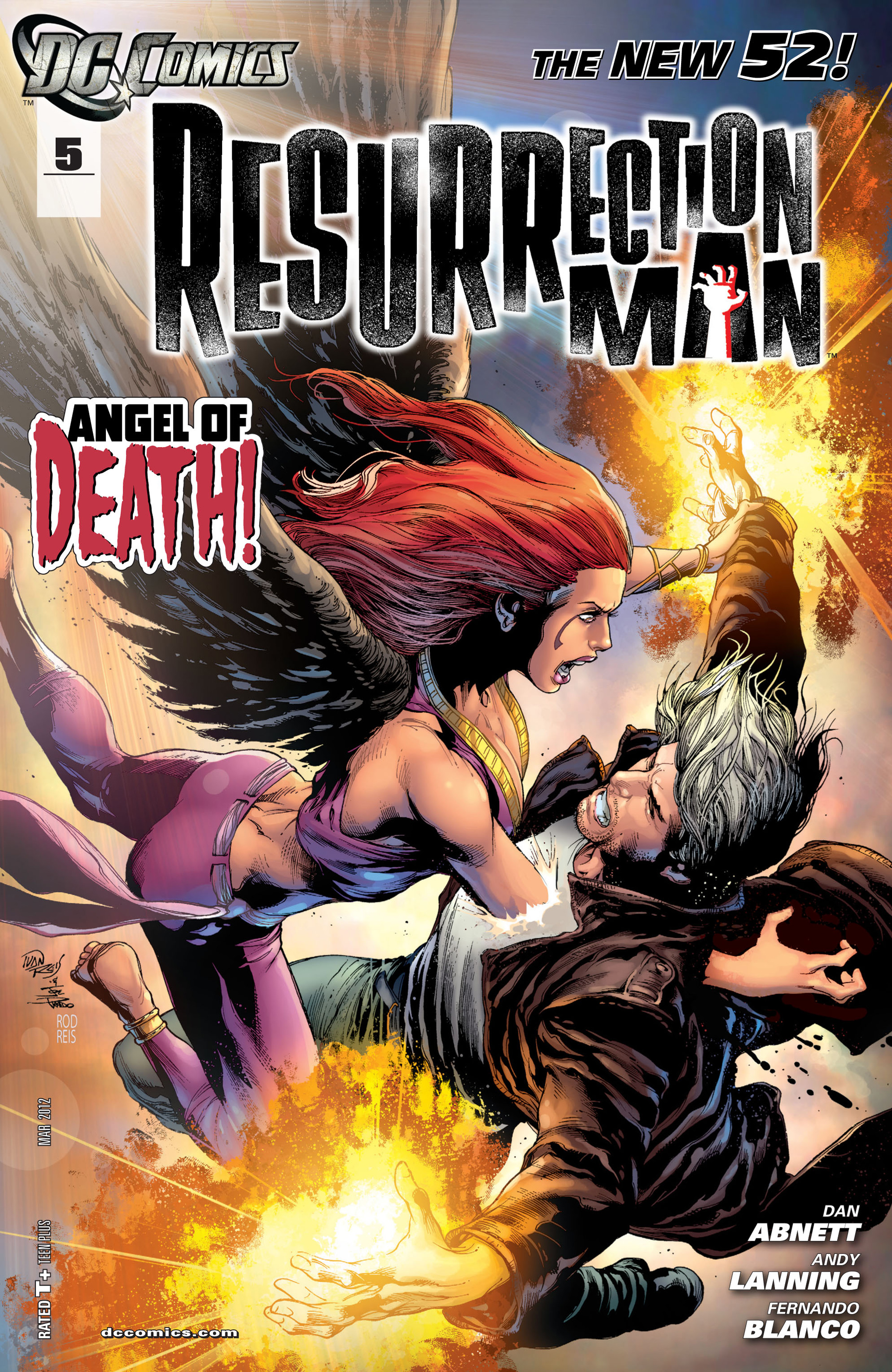 Read online Resurrection Man (2011) comic -  Issue #5 - 1