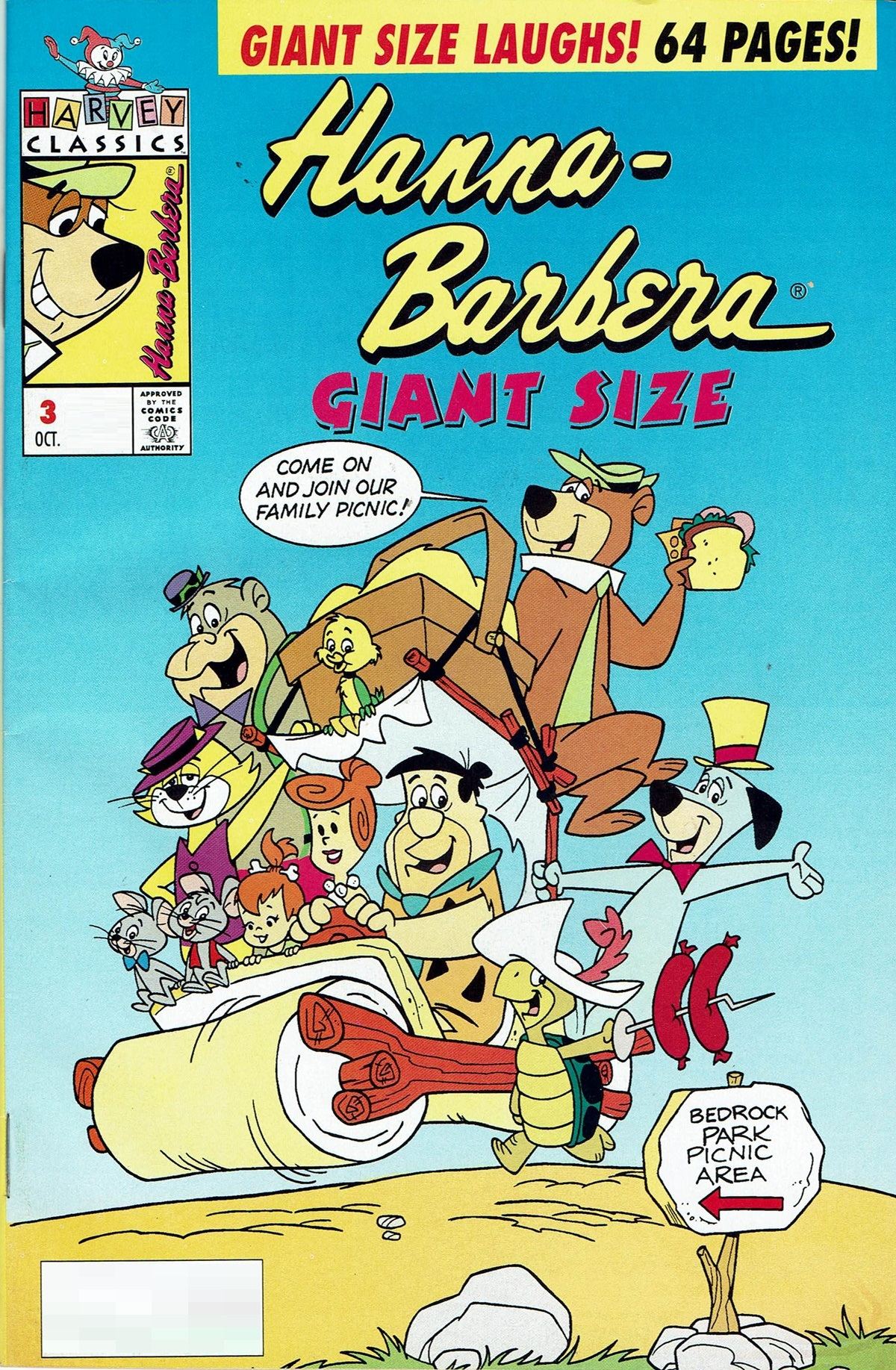 Read online Hanna Barbera Giant Size comic -  Issue #3 - 1