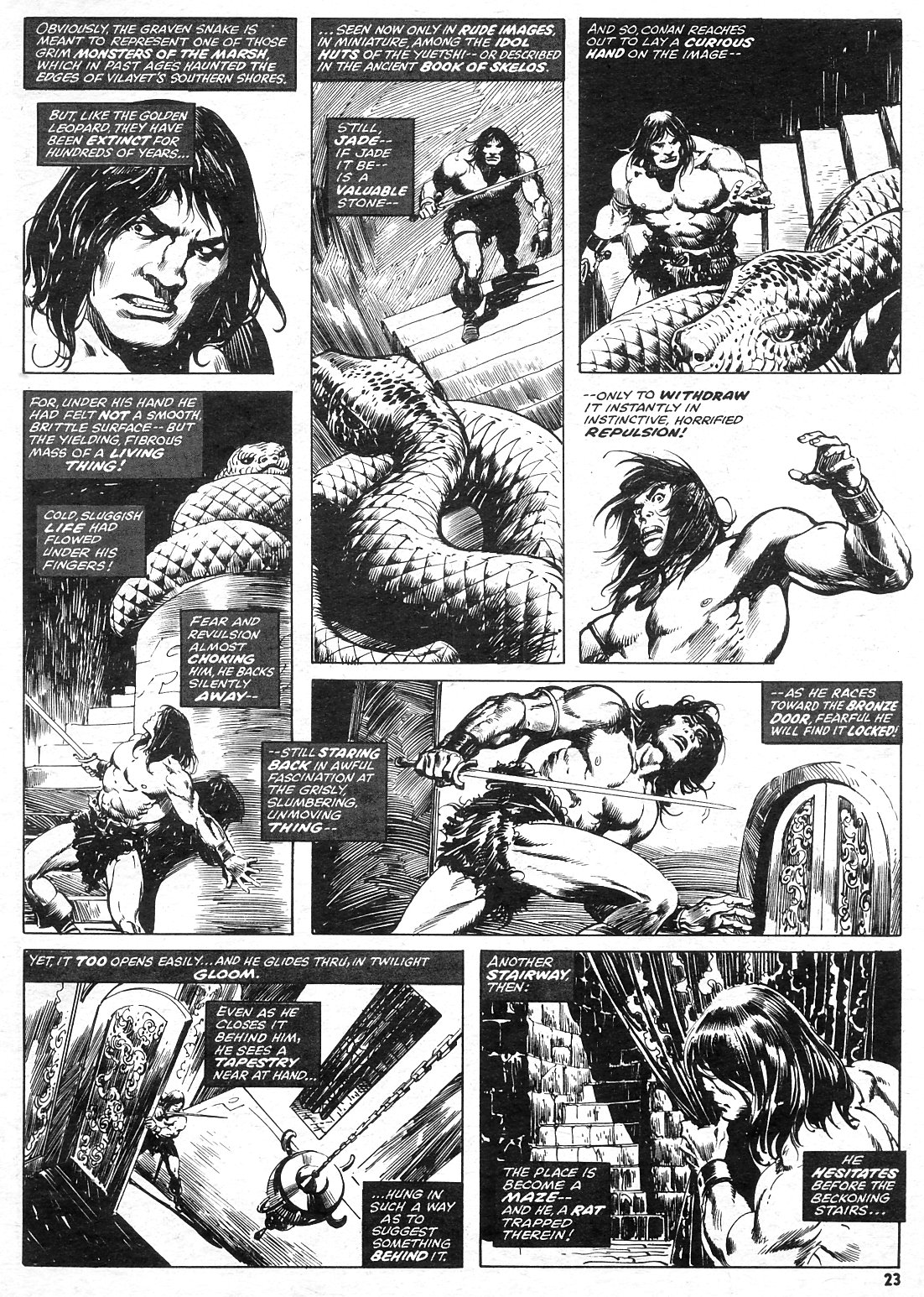 Read online The Savage Sword Of Conan comic -  Issue #15 - 23
