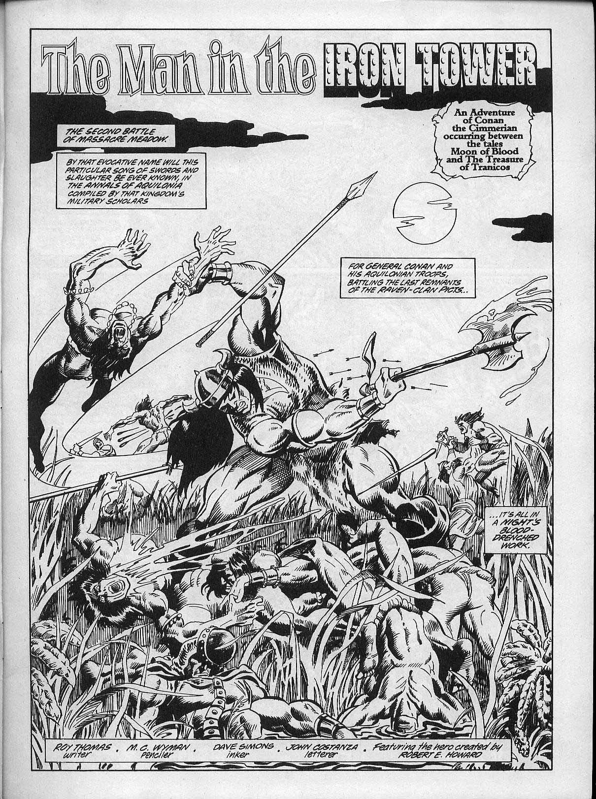 Read online The Savage Sword Of Conan comic -  Issue #201 - 3