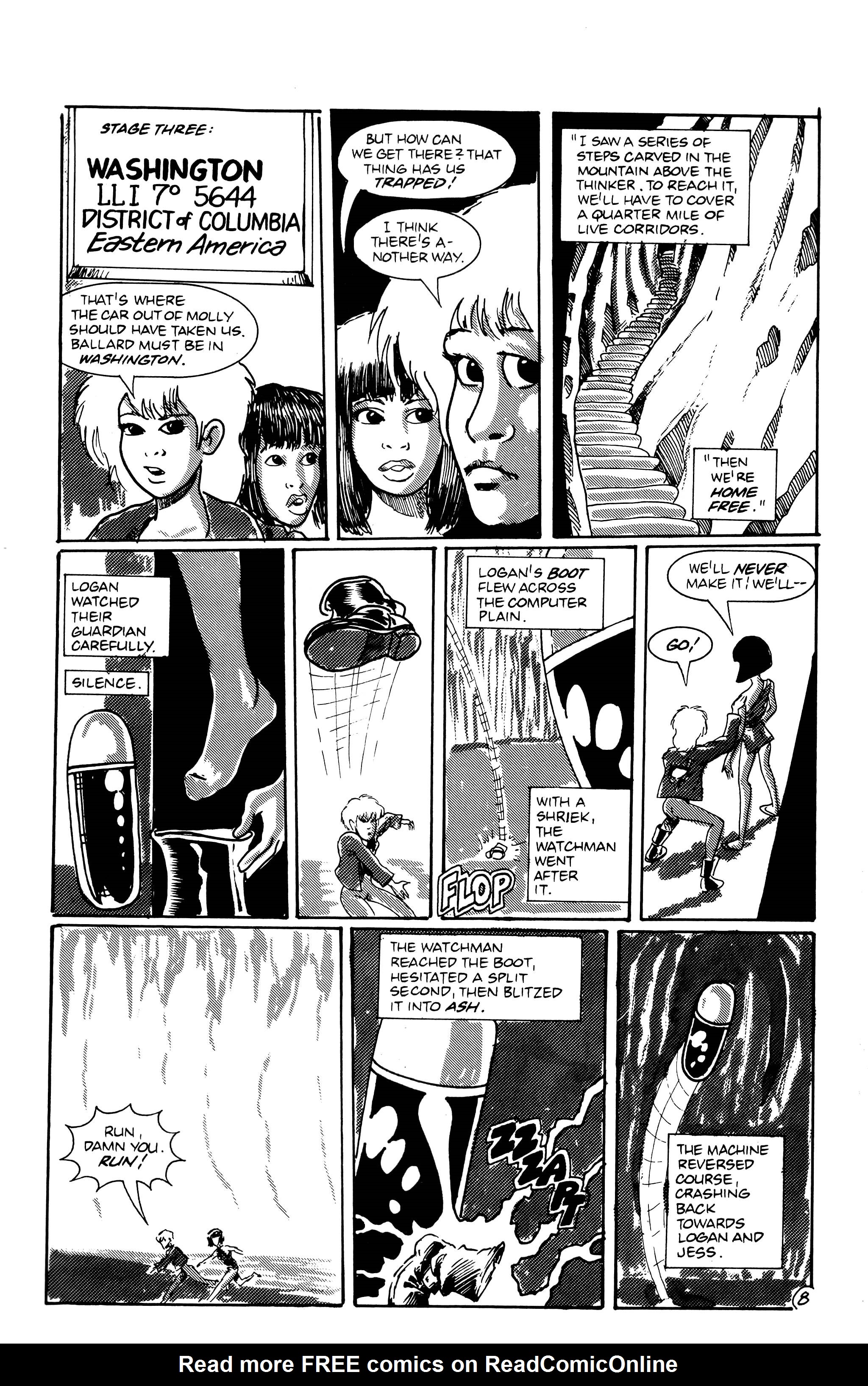 Read online Logan's Run (1990) comic -  Issue #4 - 10