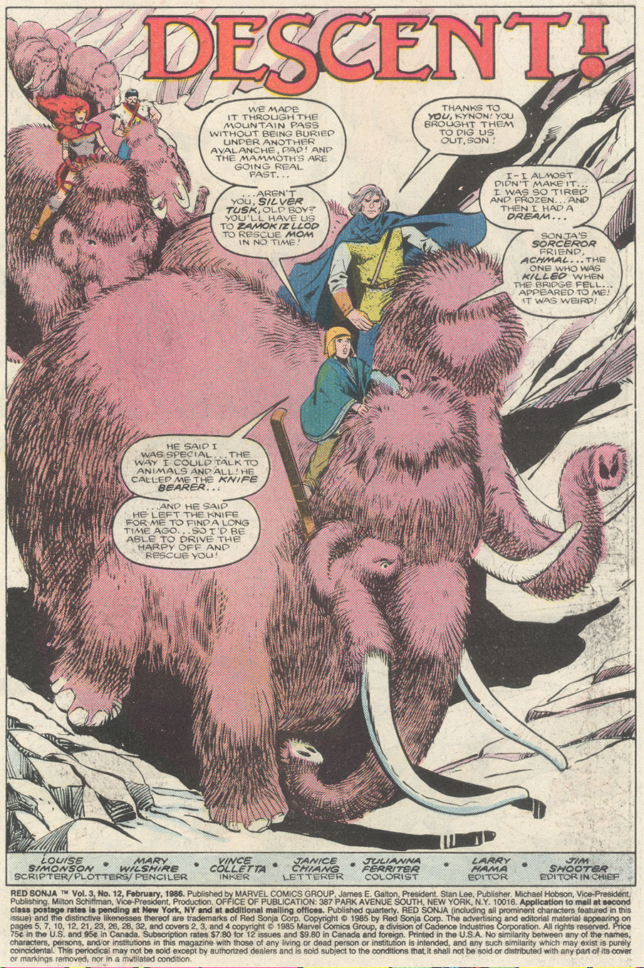 Read online Red Sonja (3rd Series) comic -  Issue #12 - 2