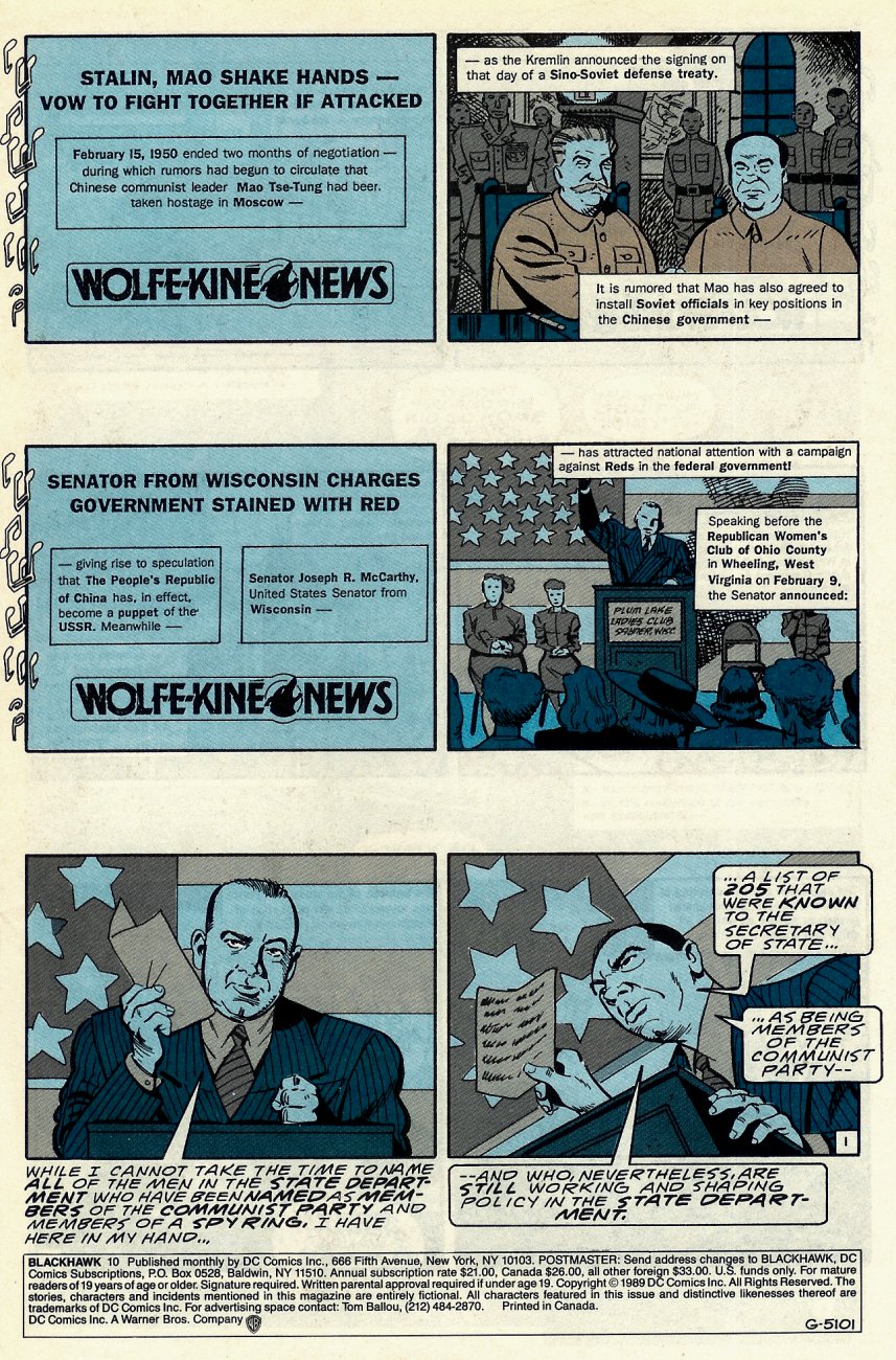 Blackhawk (1989) Issue #10 #11 - English 2