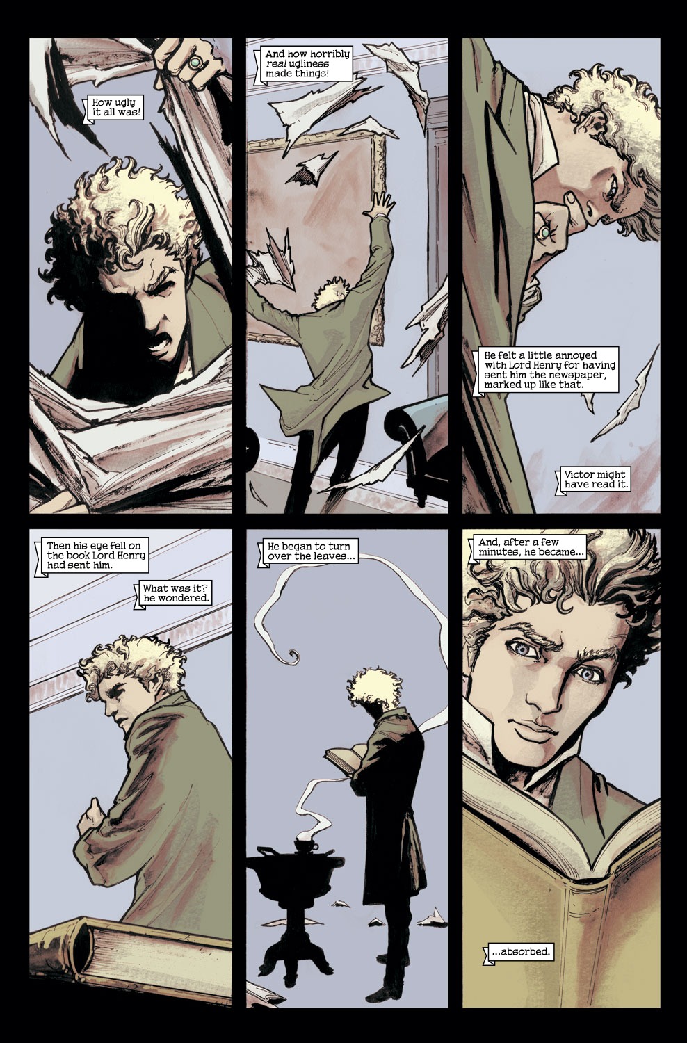 Read online Marvel Illustrated: The Picture of Dorian Gray comic -  Issue #3 - 4