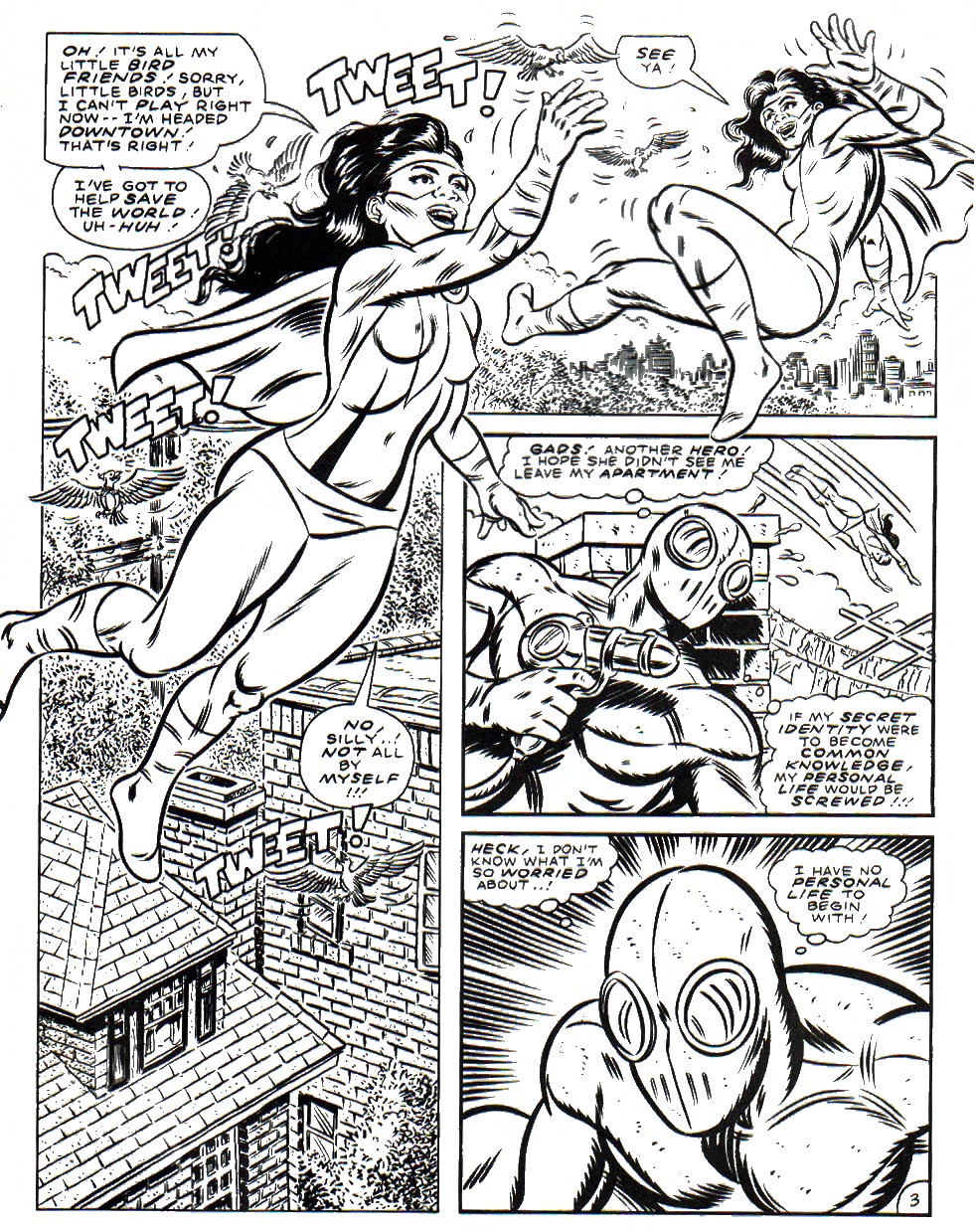 Read online Don Simpson's Bizarre Heroes comic -  Issue #3 - 5
