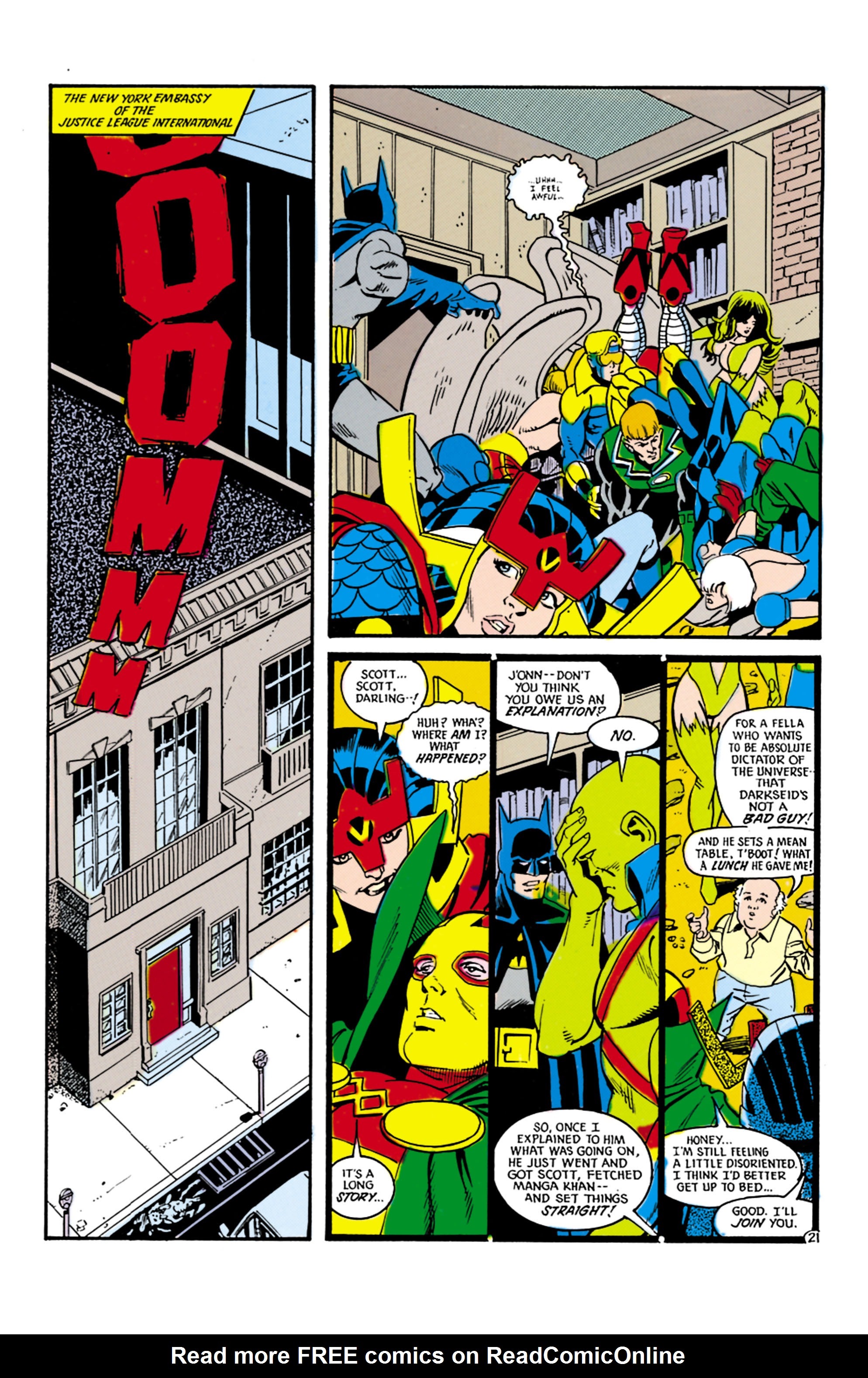 Read online Justice League International (1987) comic -  Issue #21 - 22