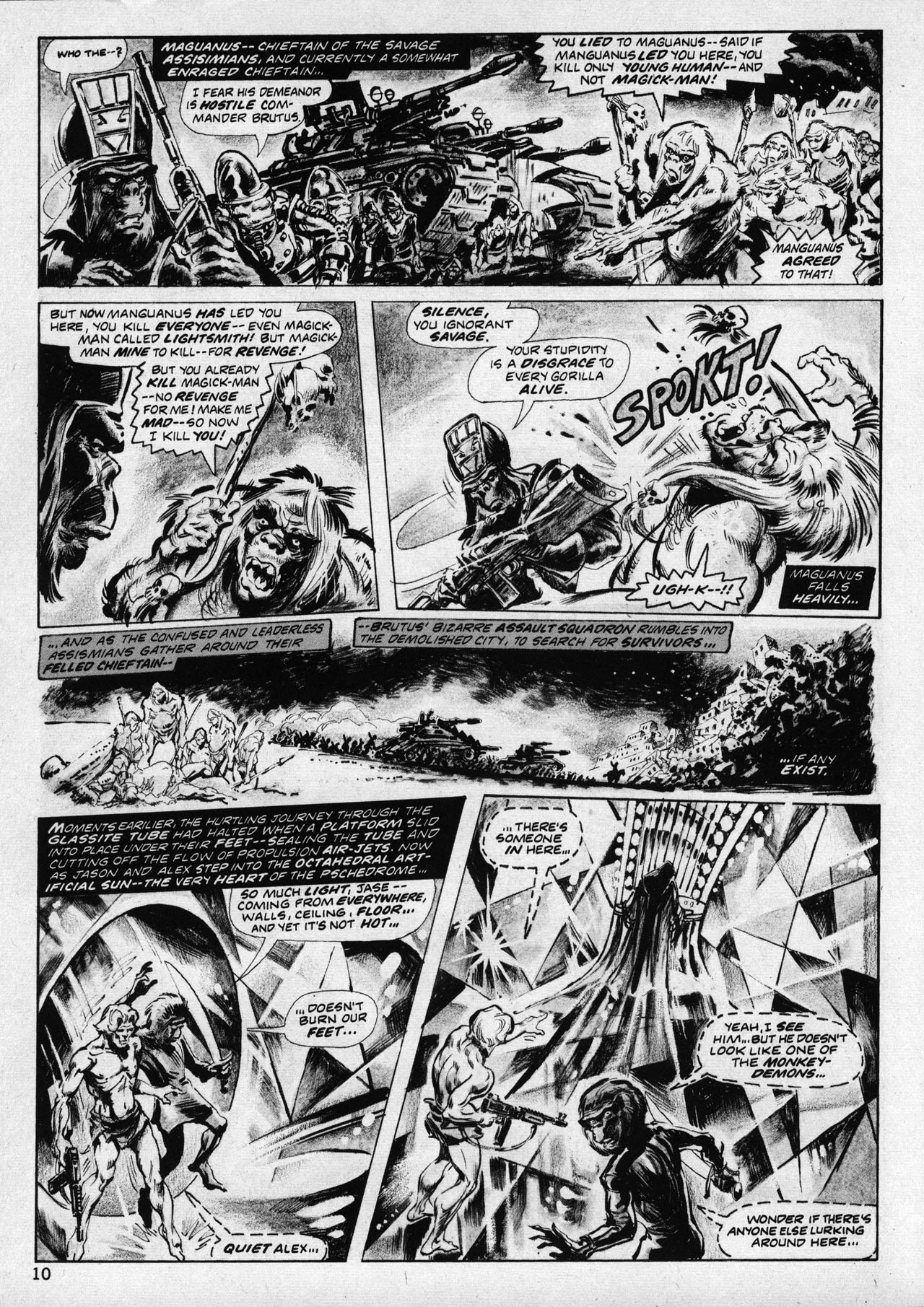 Read online Planet of the Apes comic -  Issue #20 - 10