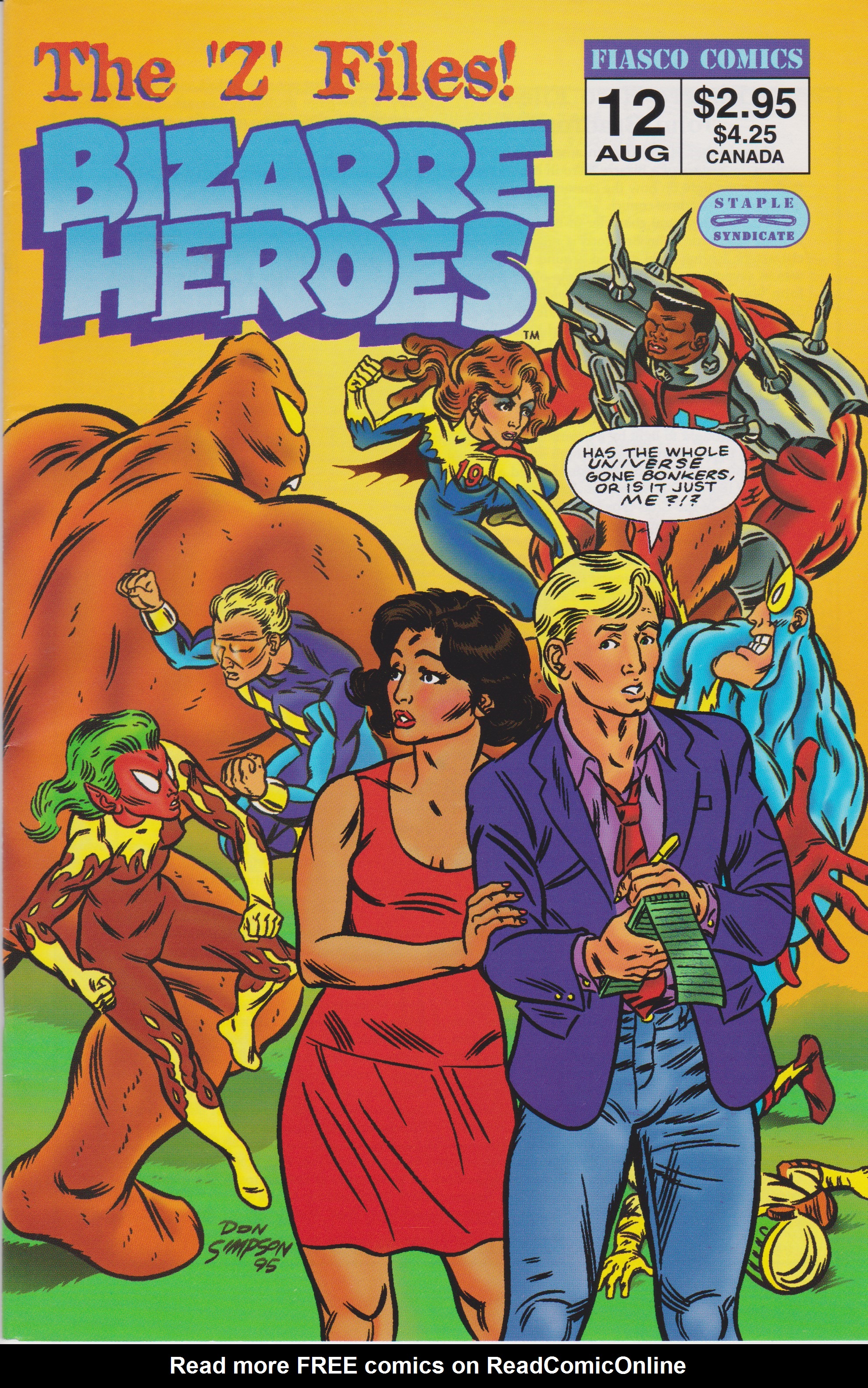 Read online Don Simpson's Bizarre Heroes comic -  Issue #12 - 1