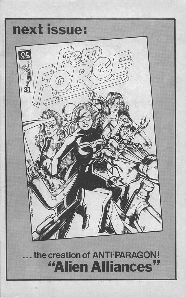 Read online Femforce comic -  Issue #30 - 42