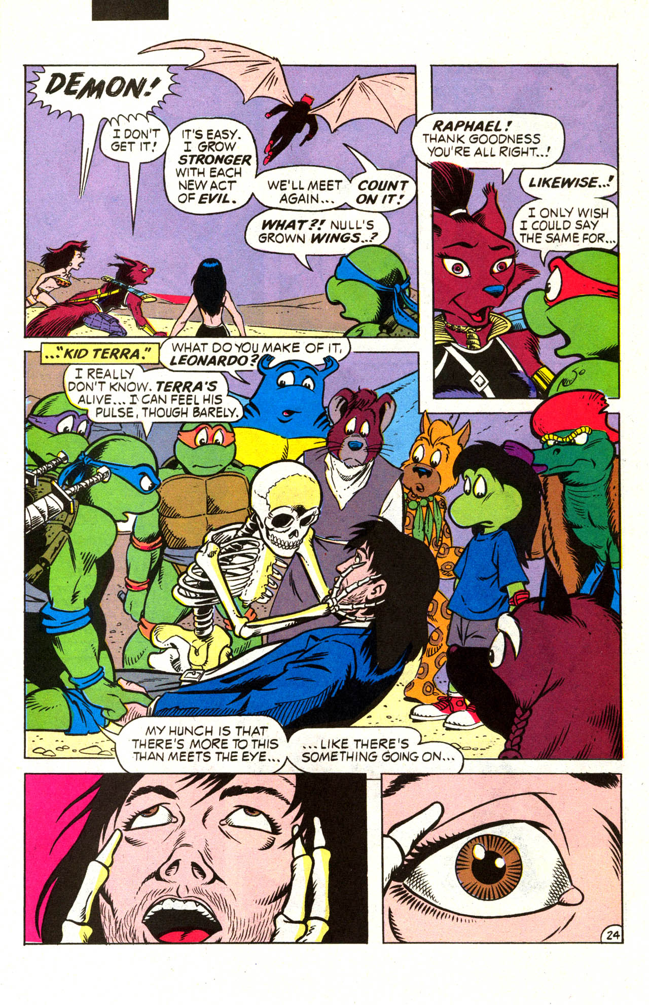 Read online Teenage Mutant Ninja Turtles Adventures (1989) comic -  Issue #39 - 24