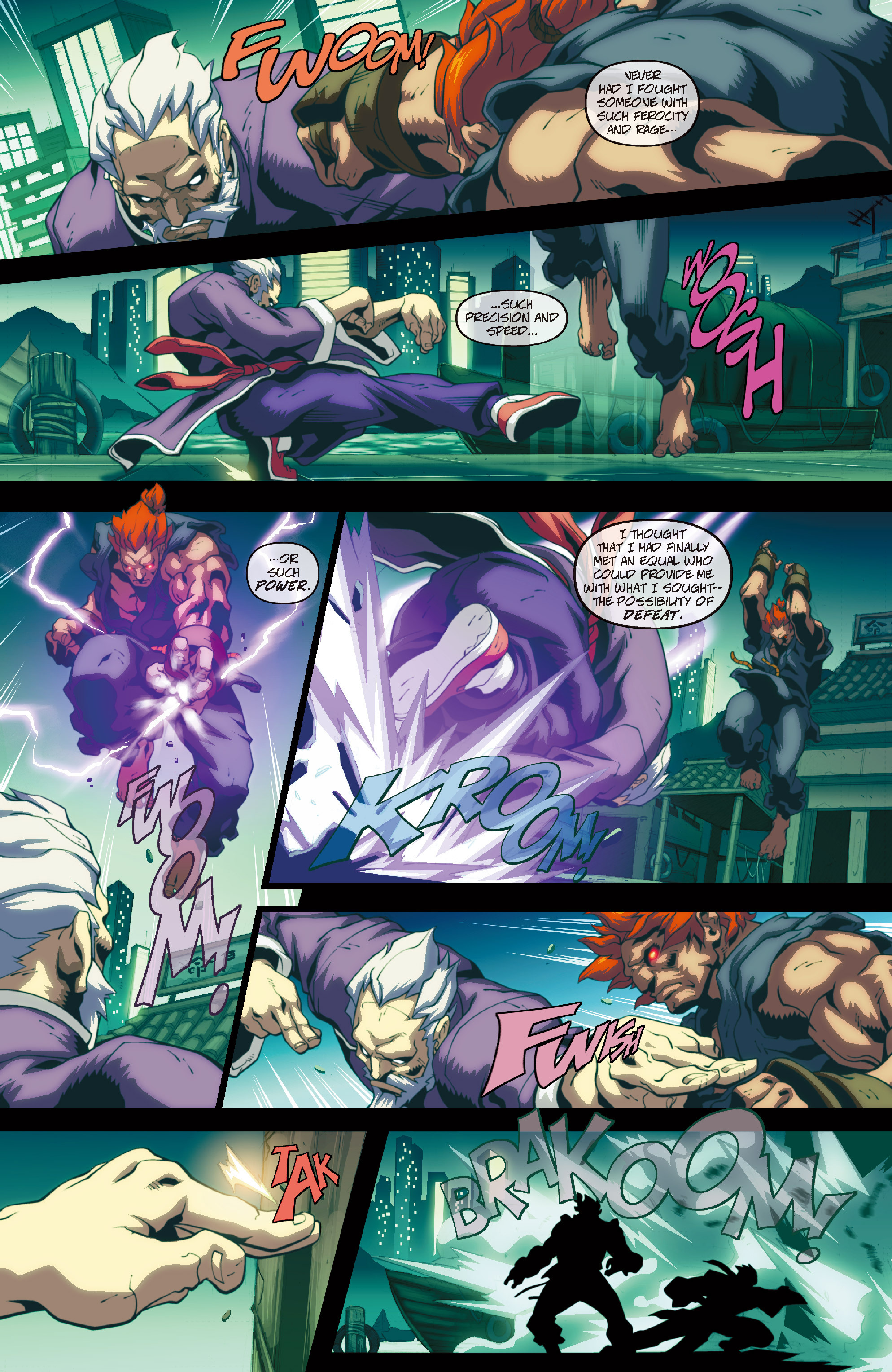 Read online Street Fighter II comic -  Issue #4 - 5