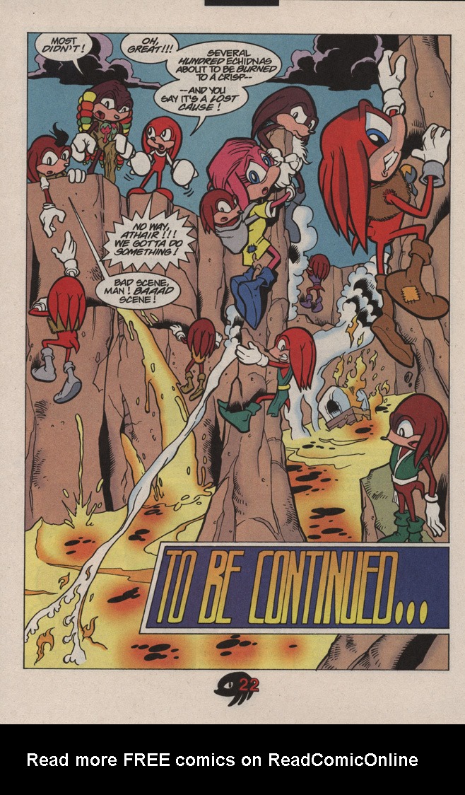 Read online Knuckles the Echidna comic -  Issue #10 - 30