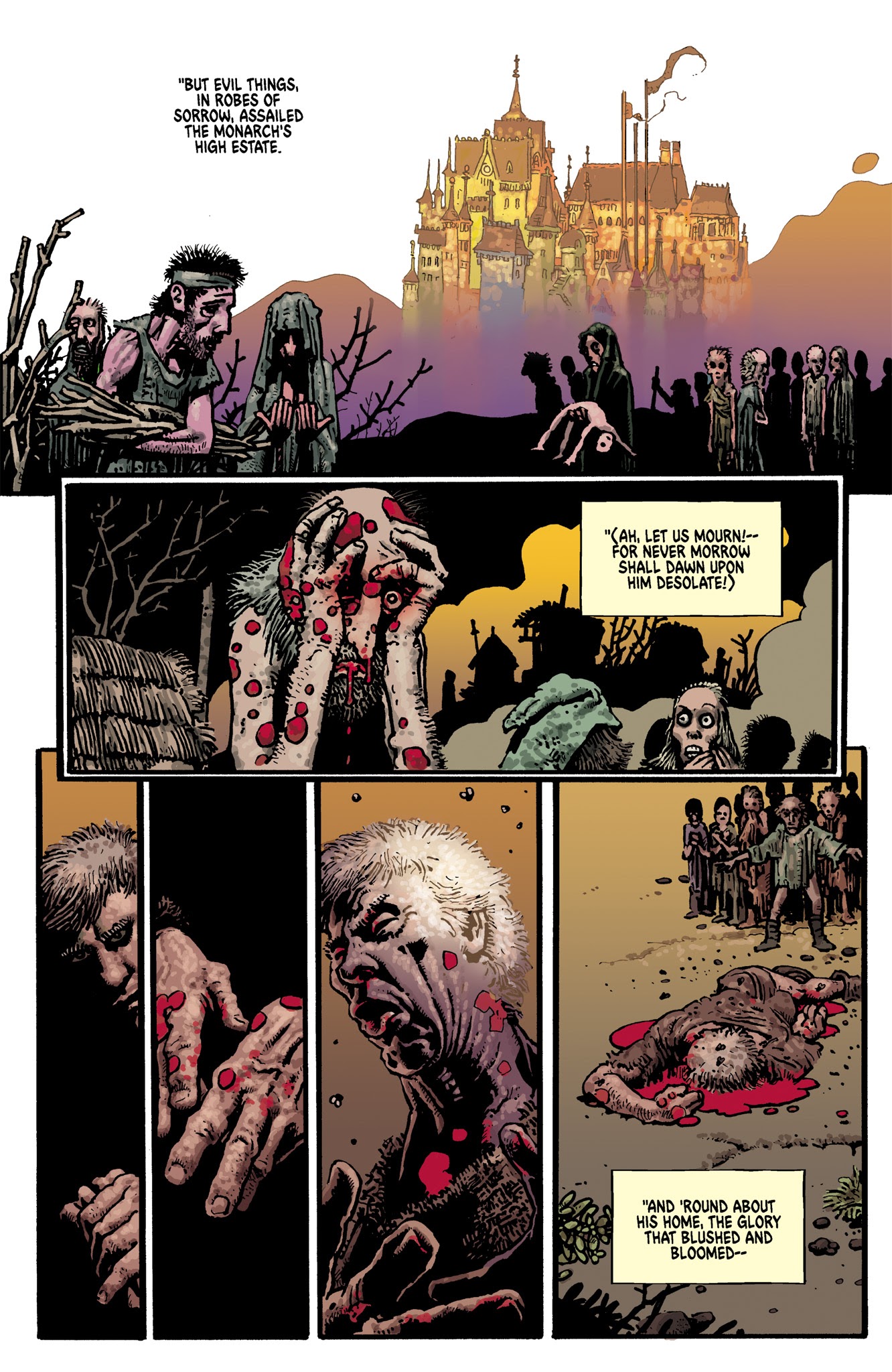 Read online Edgar Allan Poe's The Raven and the Red Death comic -  Issue # Full - 17