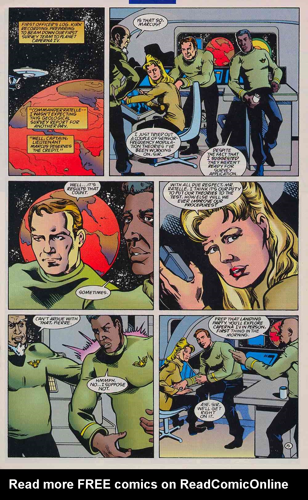 Read online Star Trek (1989) comic -  Issue #73 - 16