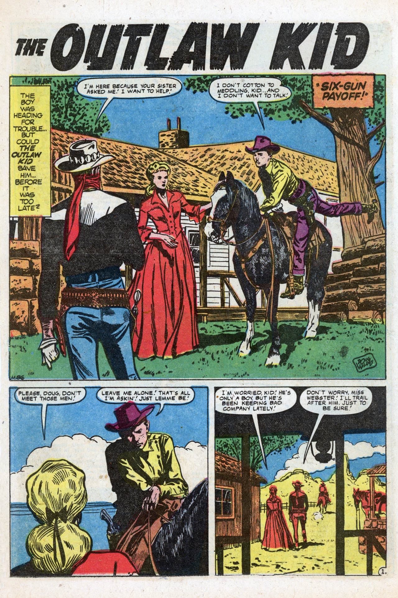 Read online The Outlaw Kid (1954) comic -  Issue #18 - 16