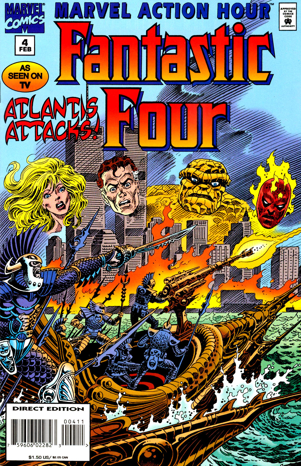 Read online Marvel Action Hour, featuring the Fantastic Four comic -  Issue #4 - 1