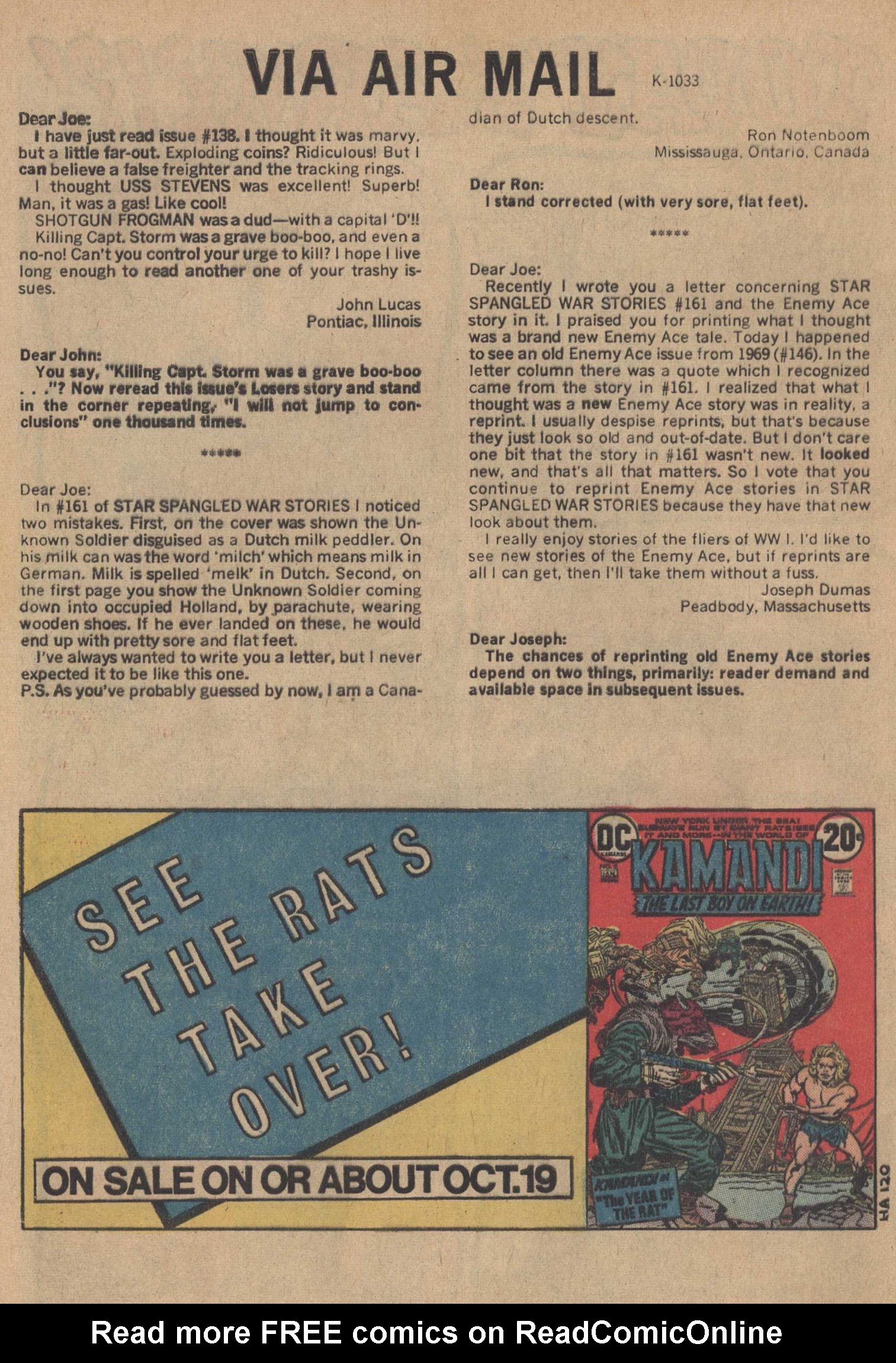 Read online Star Spangled War Stories (1952) comic -  Issue #166 - 31