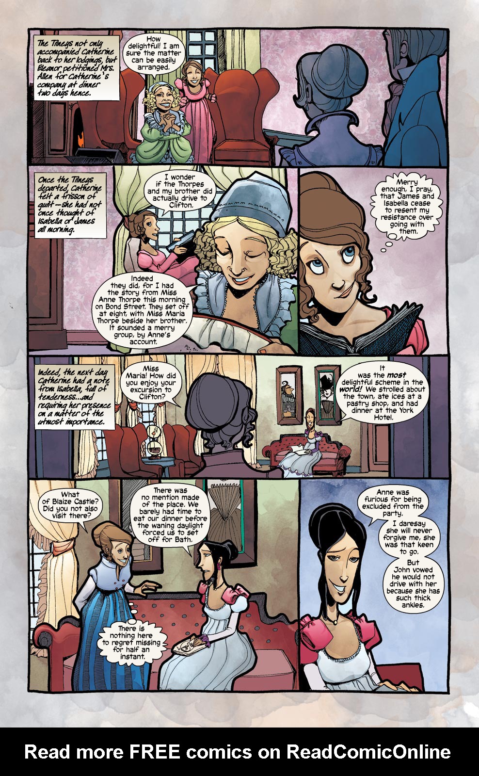 Read online Northanger Abbey comic -  Issue #3 - 13