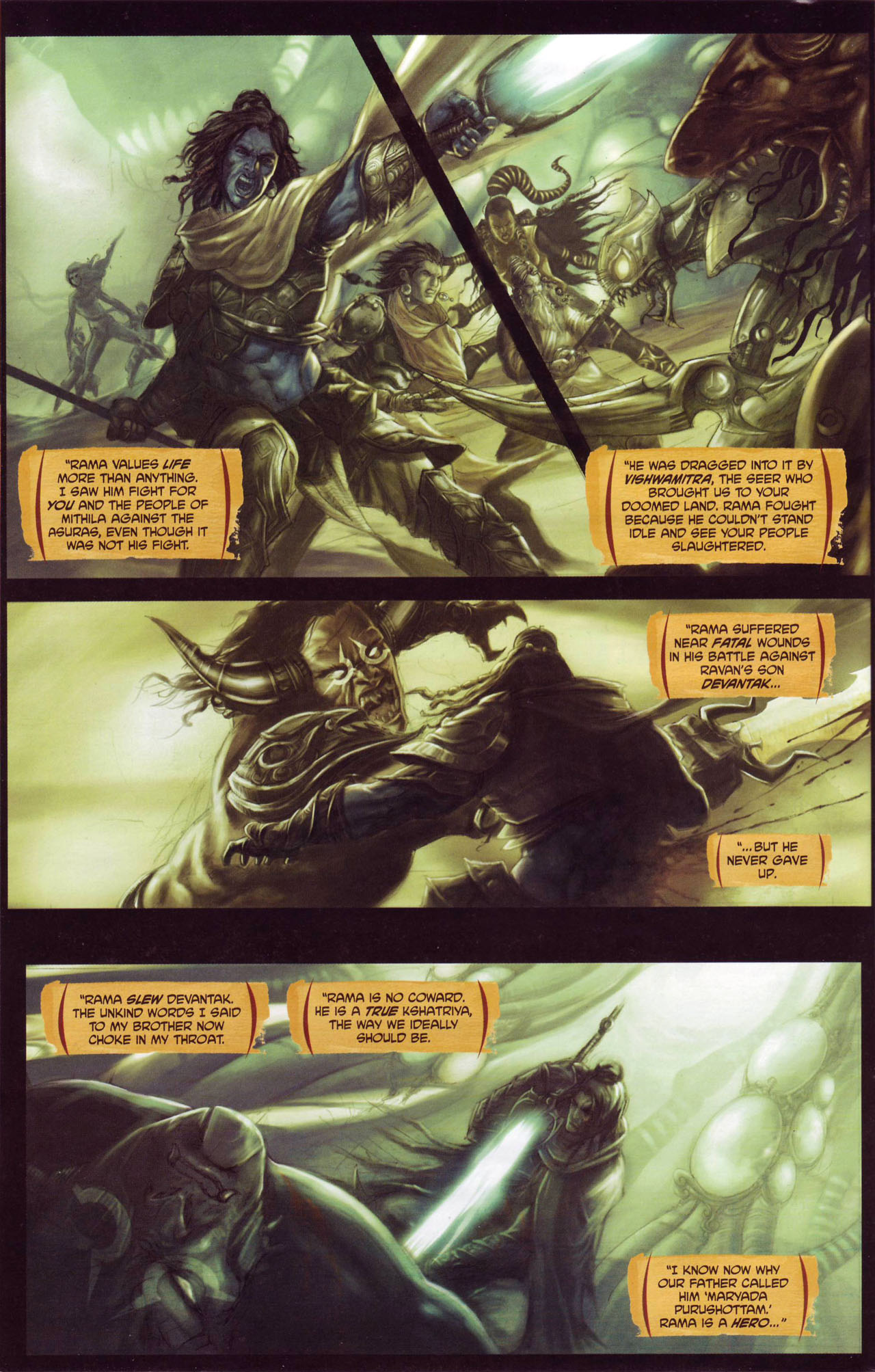 Read online Ramayan 3392 A.D. Reloaded comic -  Issue #1 - 6