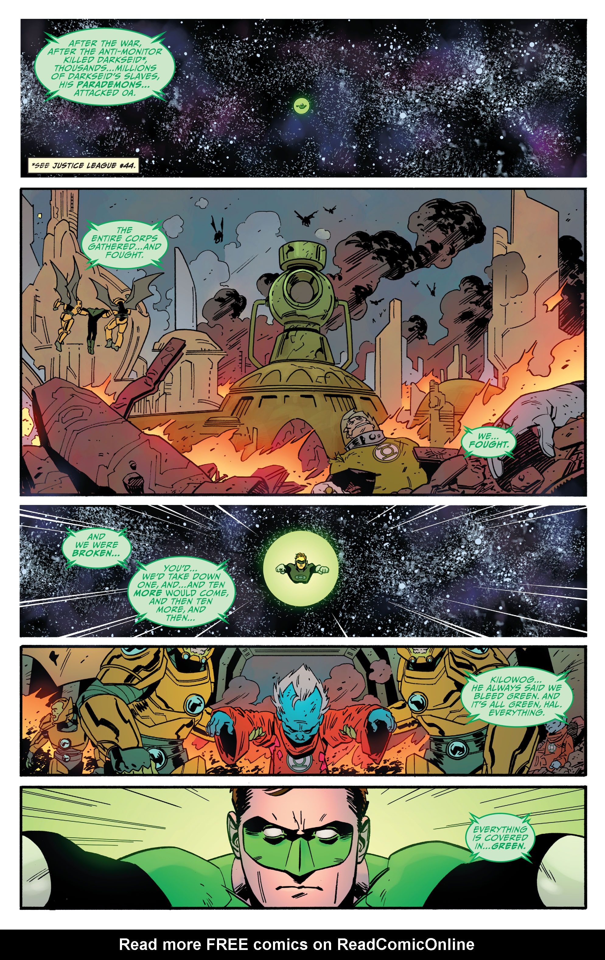 Read online Justice League: Darkseid War: Green Lantern comic -  Issue #1 - 4