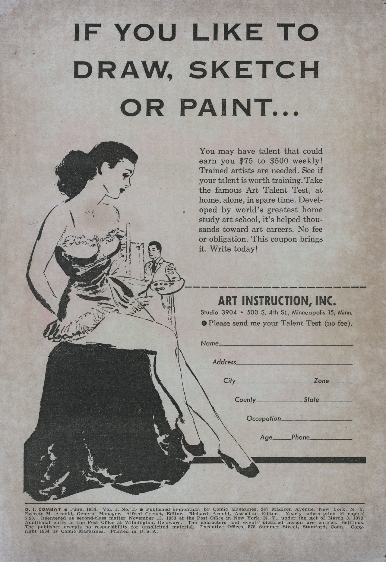 Read online G.I. Combat (1952) comic -  Issue #15 - 2