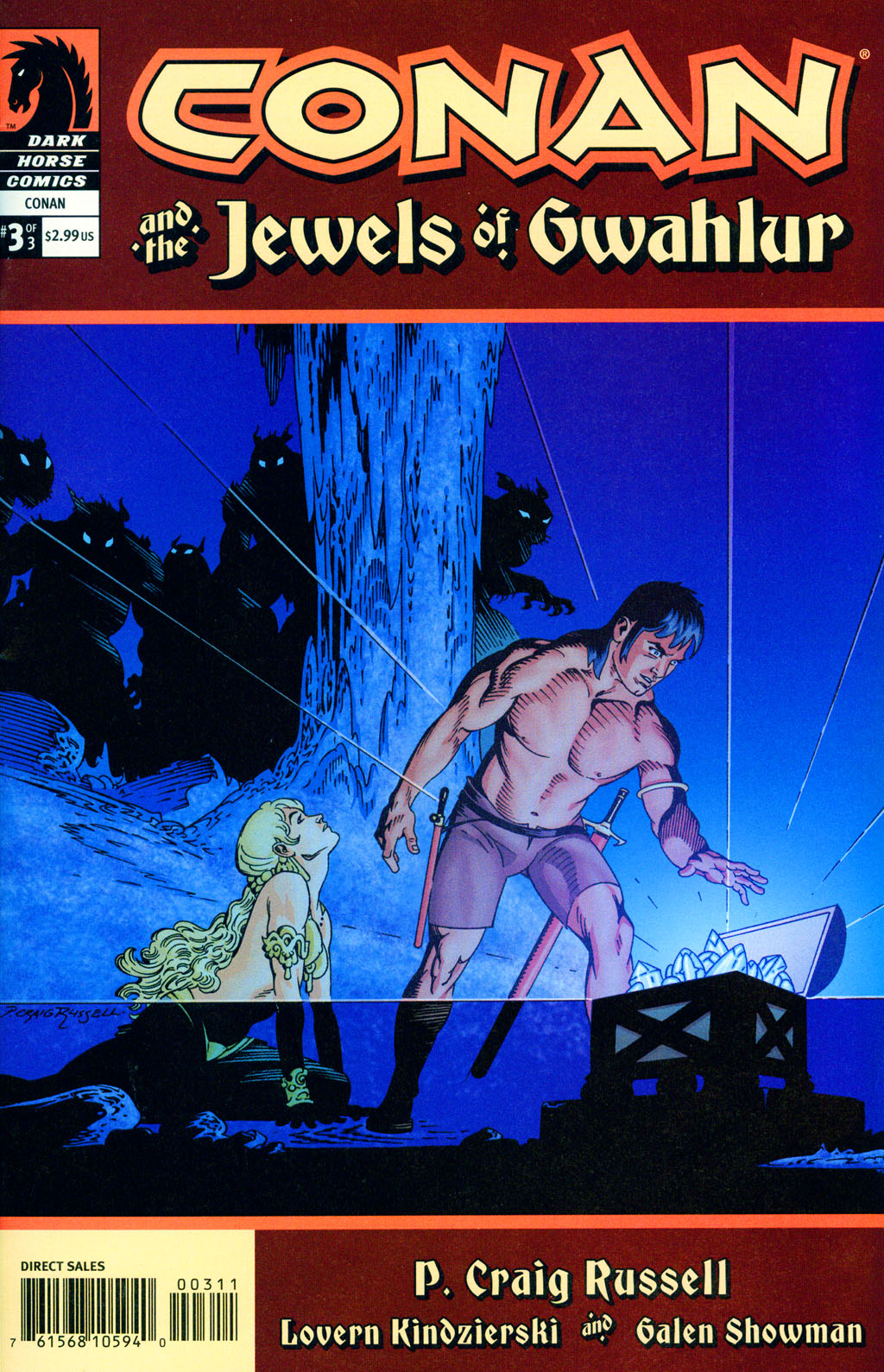 Read online Conan and the Jewels of Gwahlur comic -  Issue #3 - 1