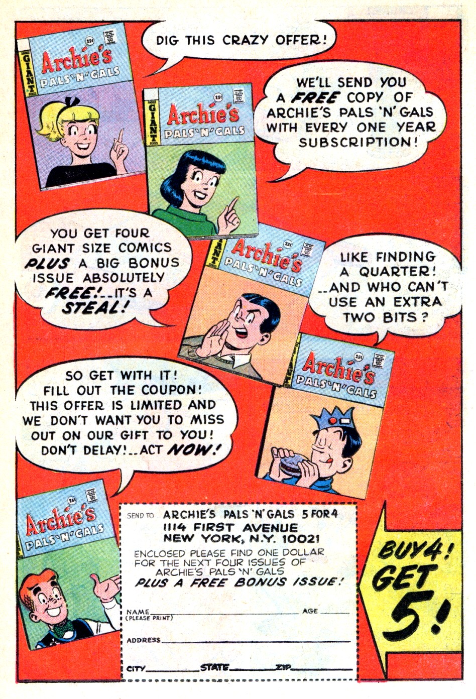 Read online Archie's Madhouse comic -  Issue #52 - 17